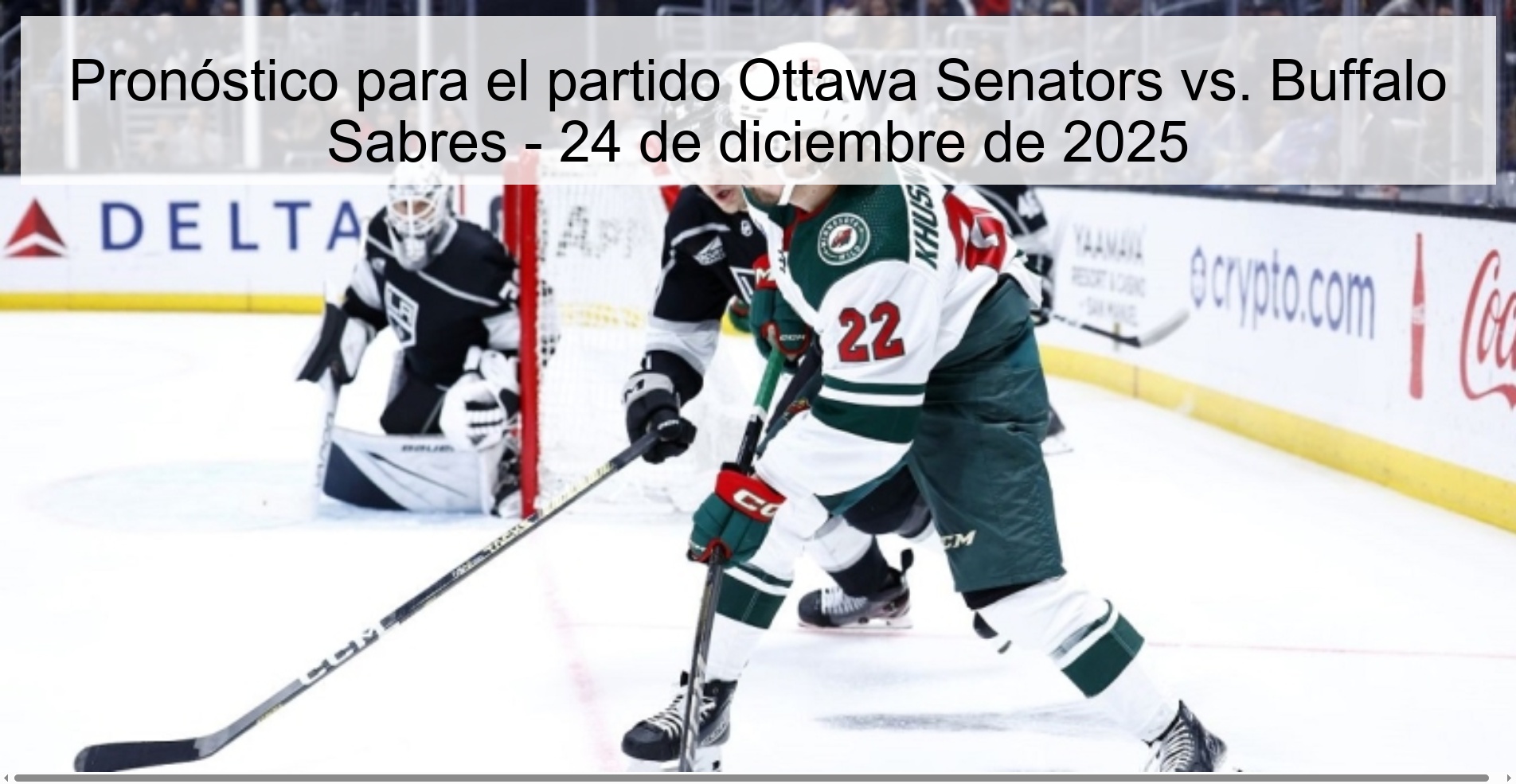 Pronóstico para el partido Ottawa Senators vs. Buffalo Sabres - 24 de diciembre de 2025