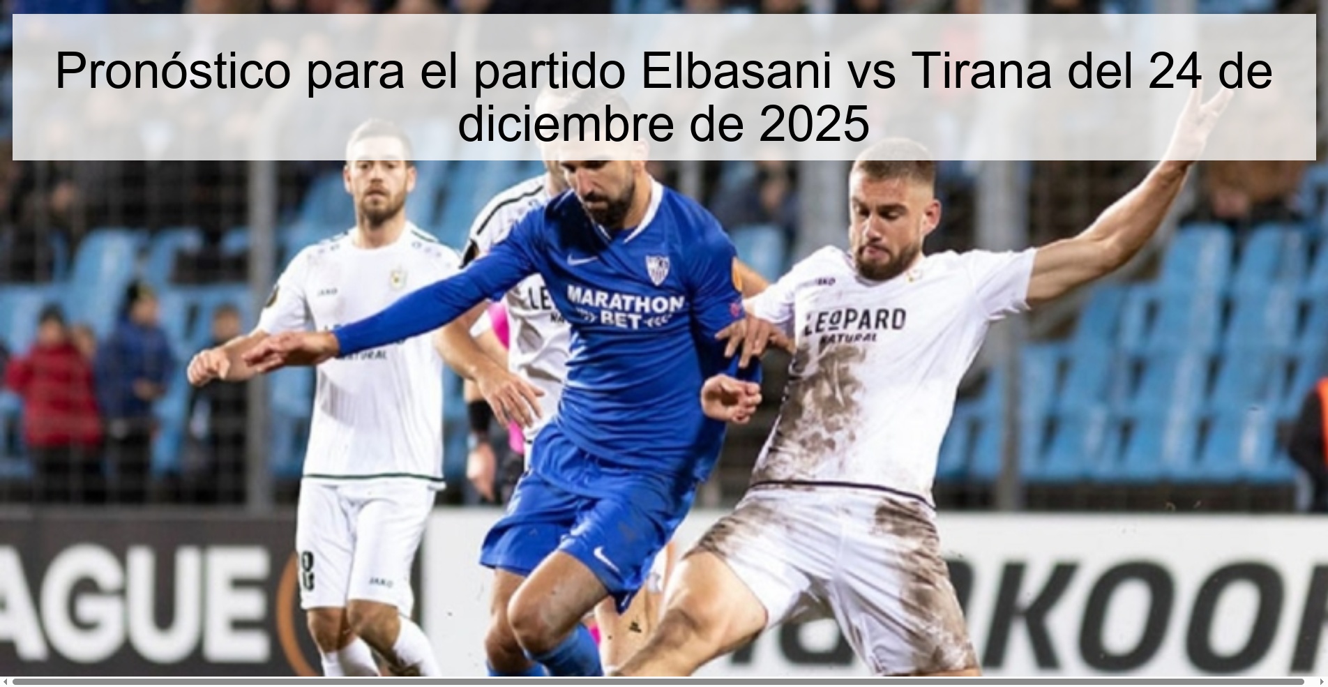 Prediction for the Elbasani vs Tirana match on December 24, 2025