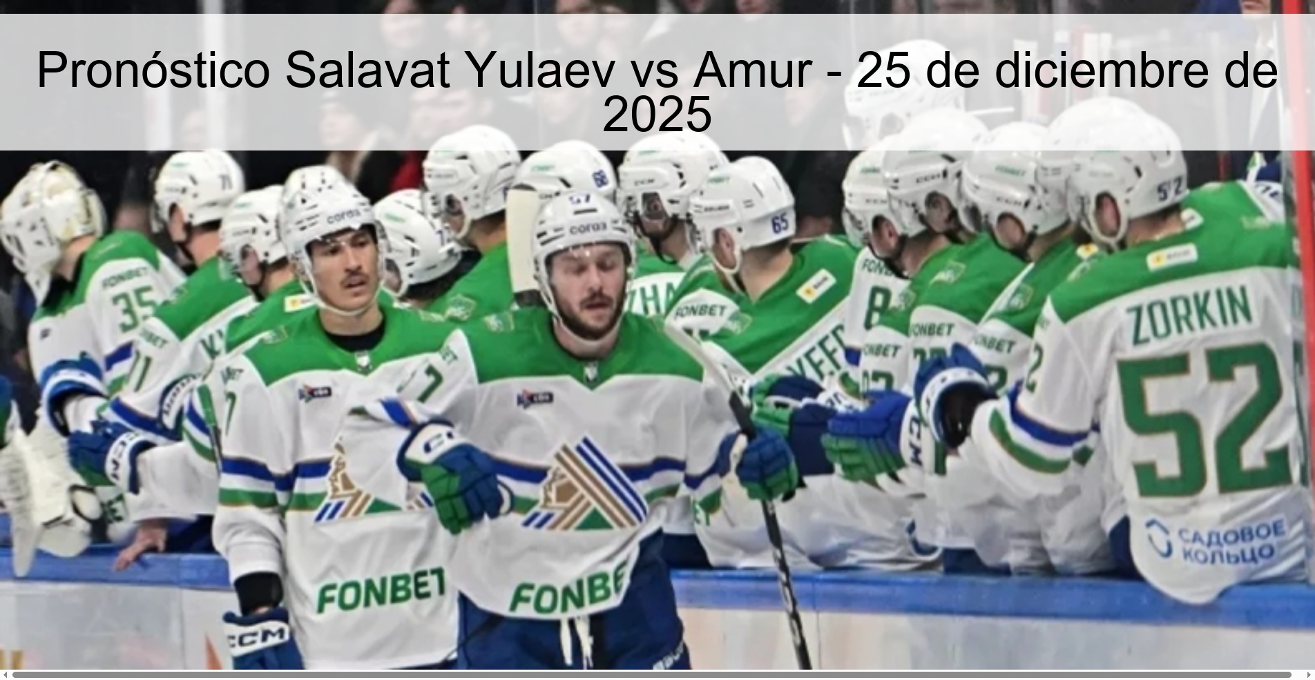 Salavat Yulaev vs Amur Prediction – December 25, 2025