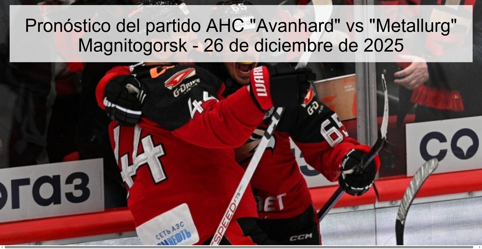 Pronóstico del partido AHC 