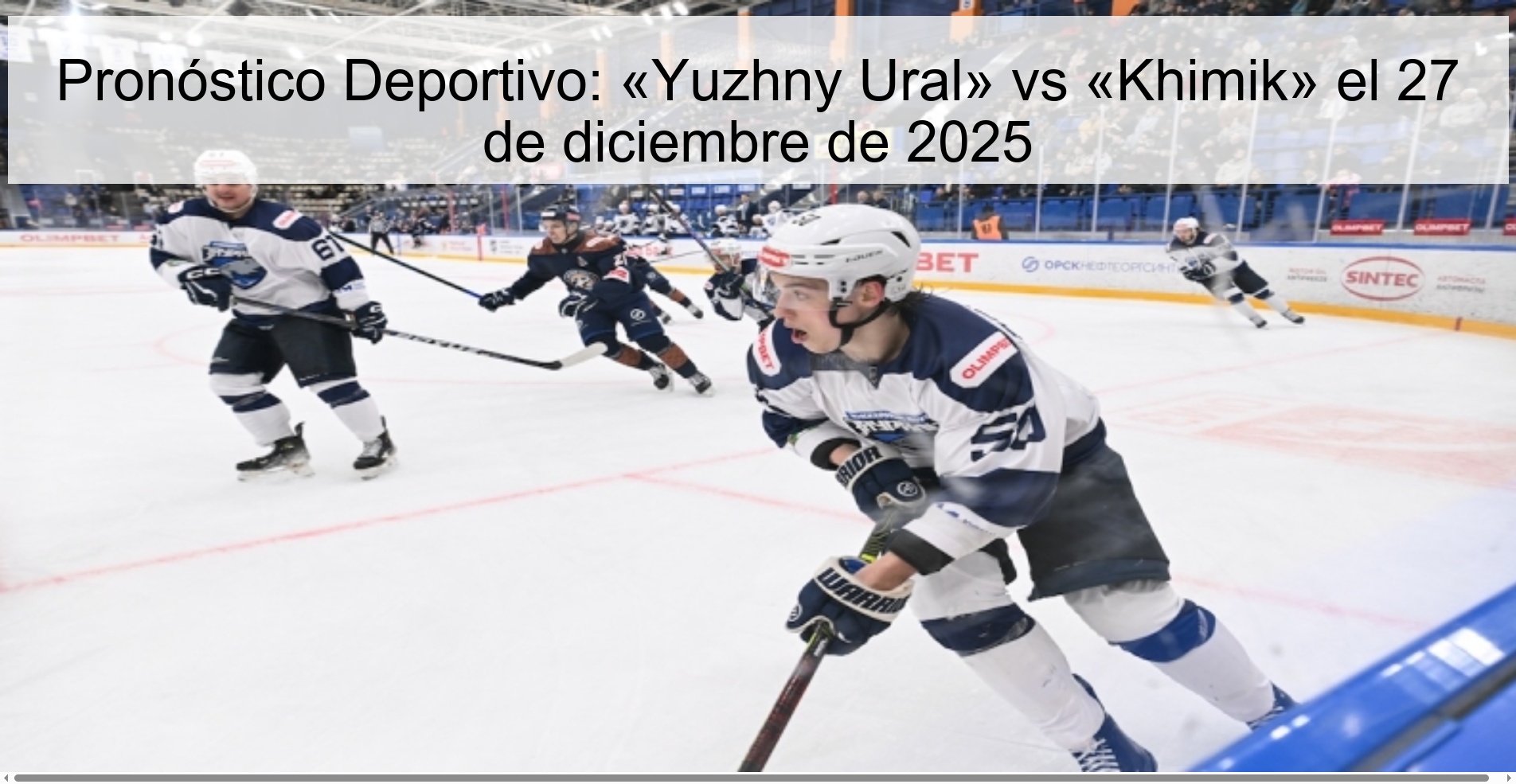 Pronóstico Deportivo: «Yuzhny Ural» vs «Khimik» el 27 de diciembre de 2025 Pronóstico Deportivo: «Yuzhny Ural» vs «Khimik» el 27 de diciembre de 2025