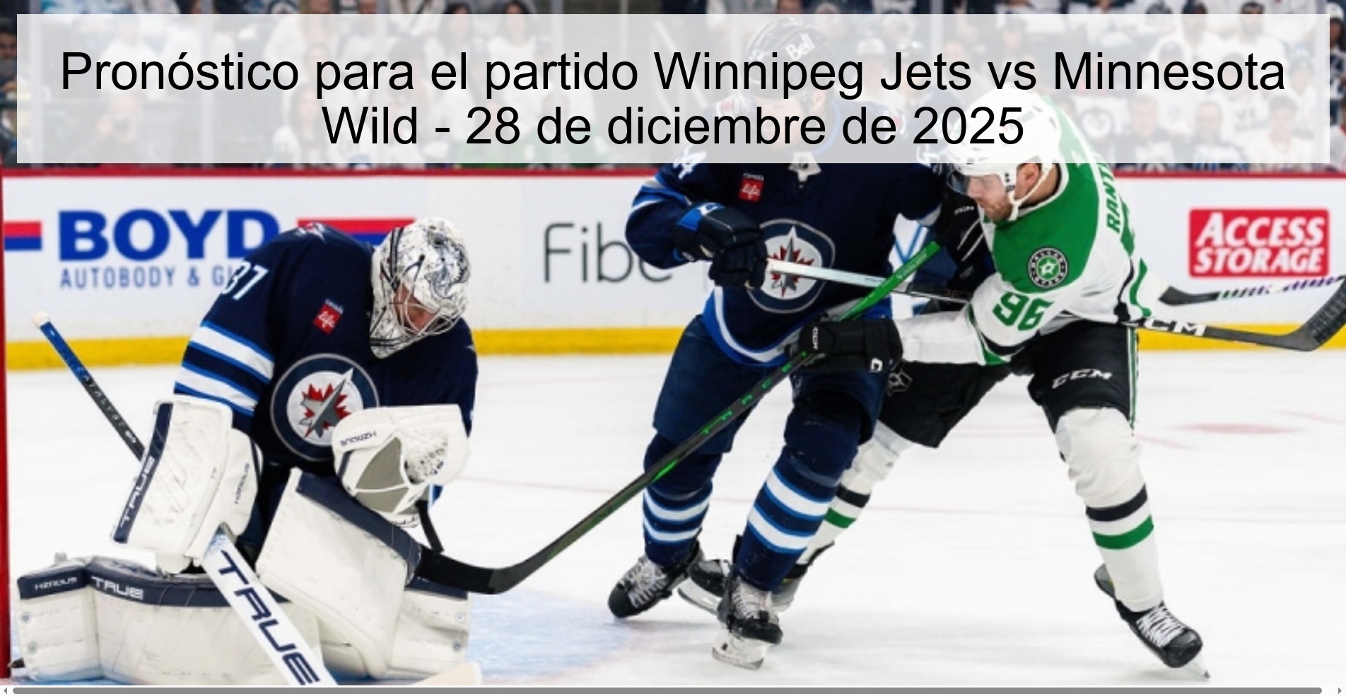 Prediction for the match Winnipeg Jets vs Minnesota Wild - December 28, 2025