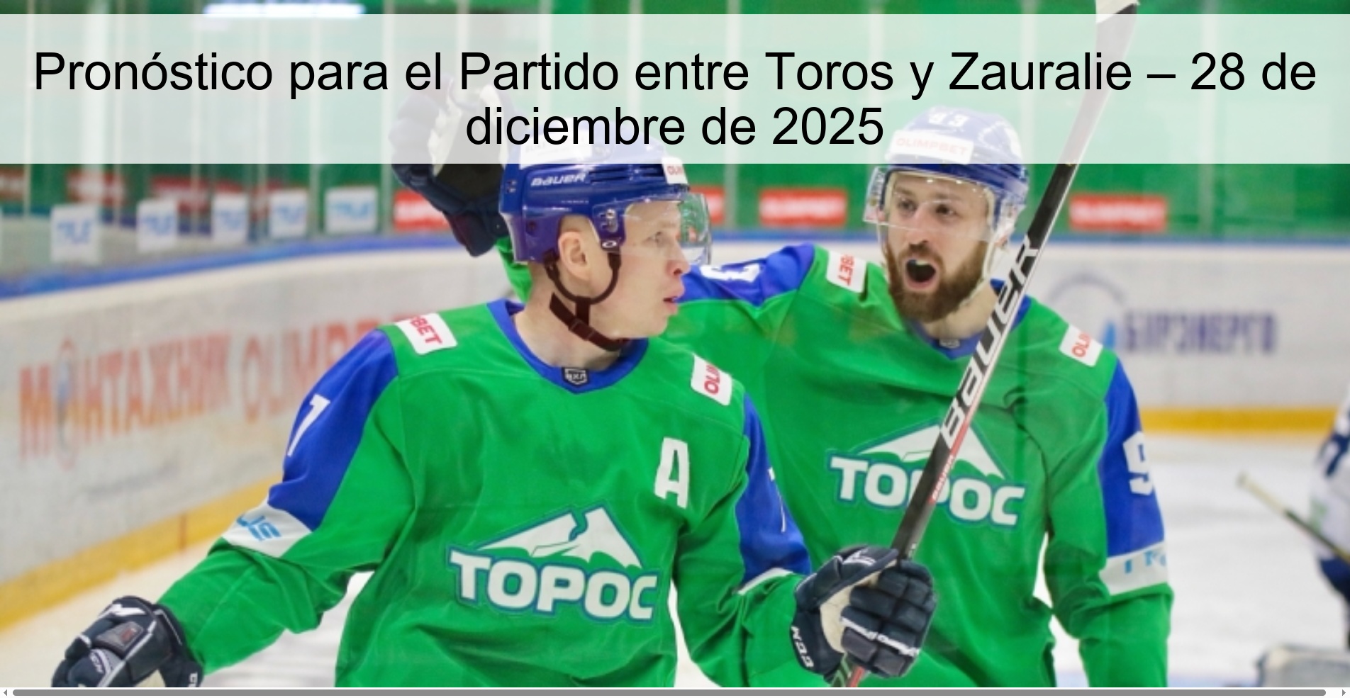 Prediction for the Match between Toros and Zauralie – December 28, 2025