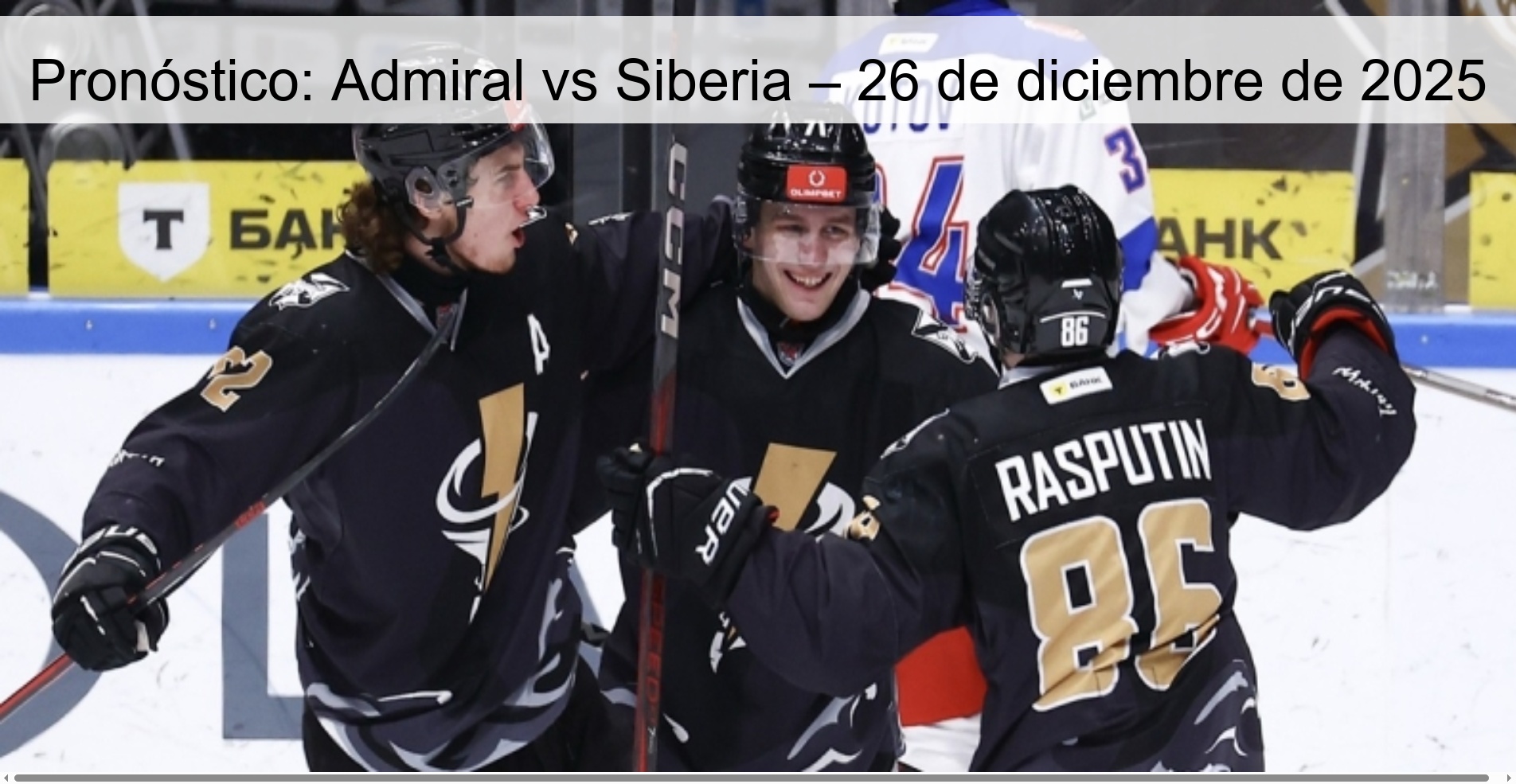 Prediction: Admiral vs Siberia – December 26, 2025