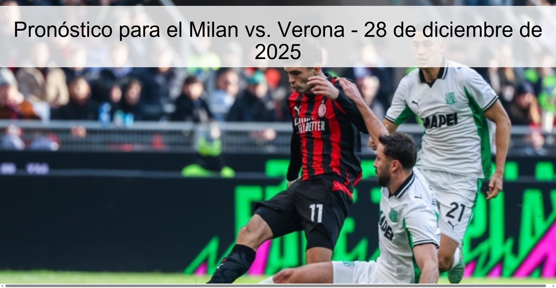 Prediction for Milan vs. Verona - December 28, 2025