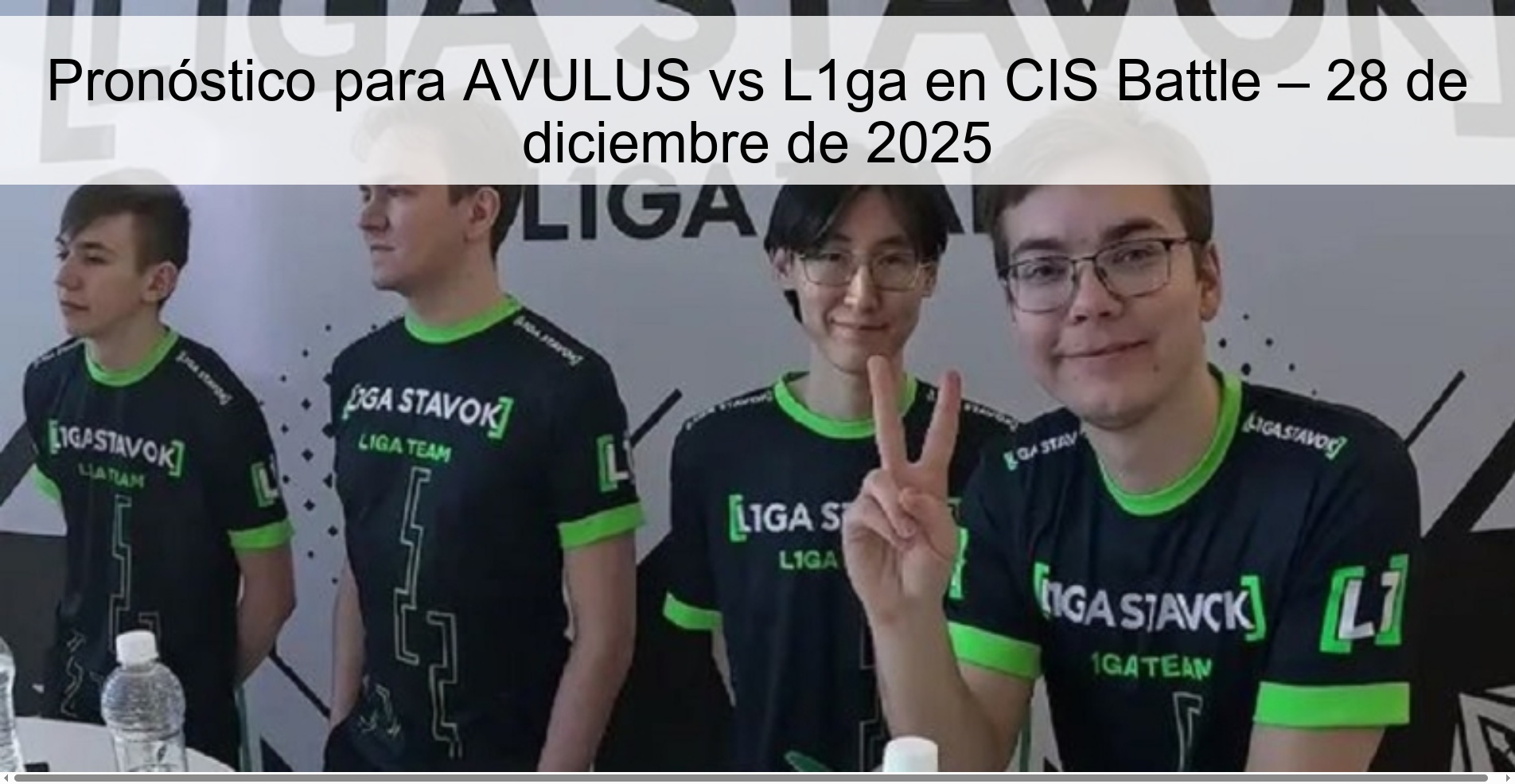 Prediction for AVULUS vs L1ga in CIS Battle – December 28, 2025