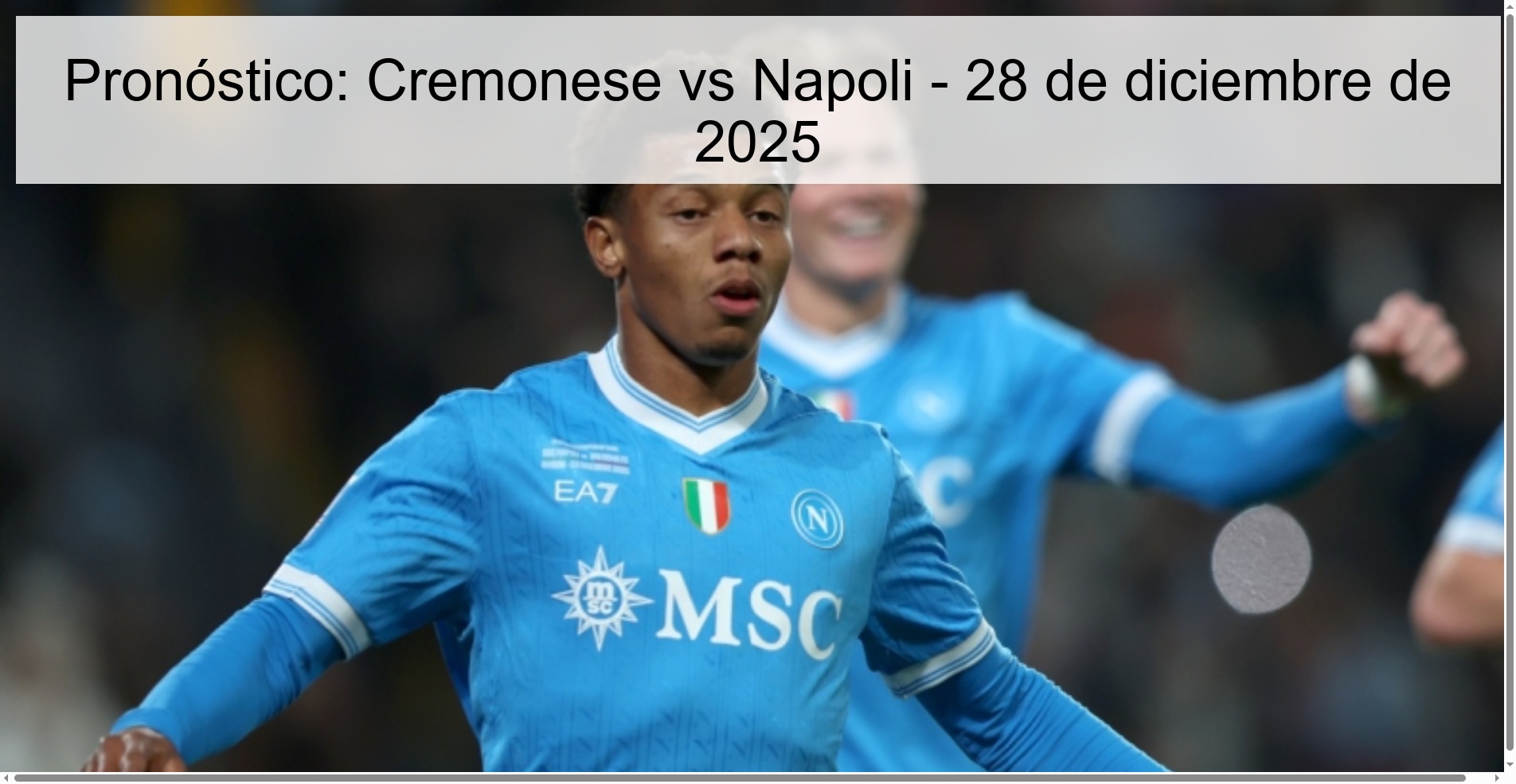 Prediction: Cremonese vs Napoli – December 28, 2025