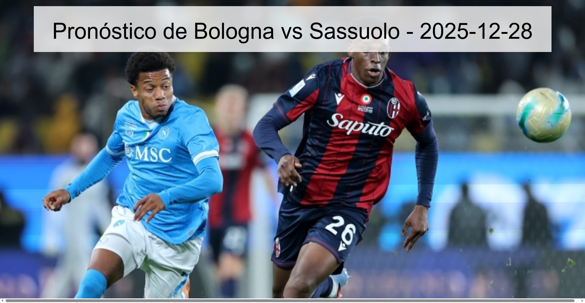 Bologna vs Sassuolo Prediction - 2025-12-28
