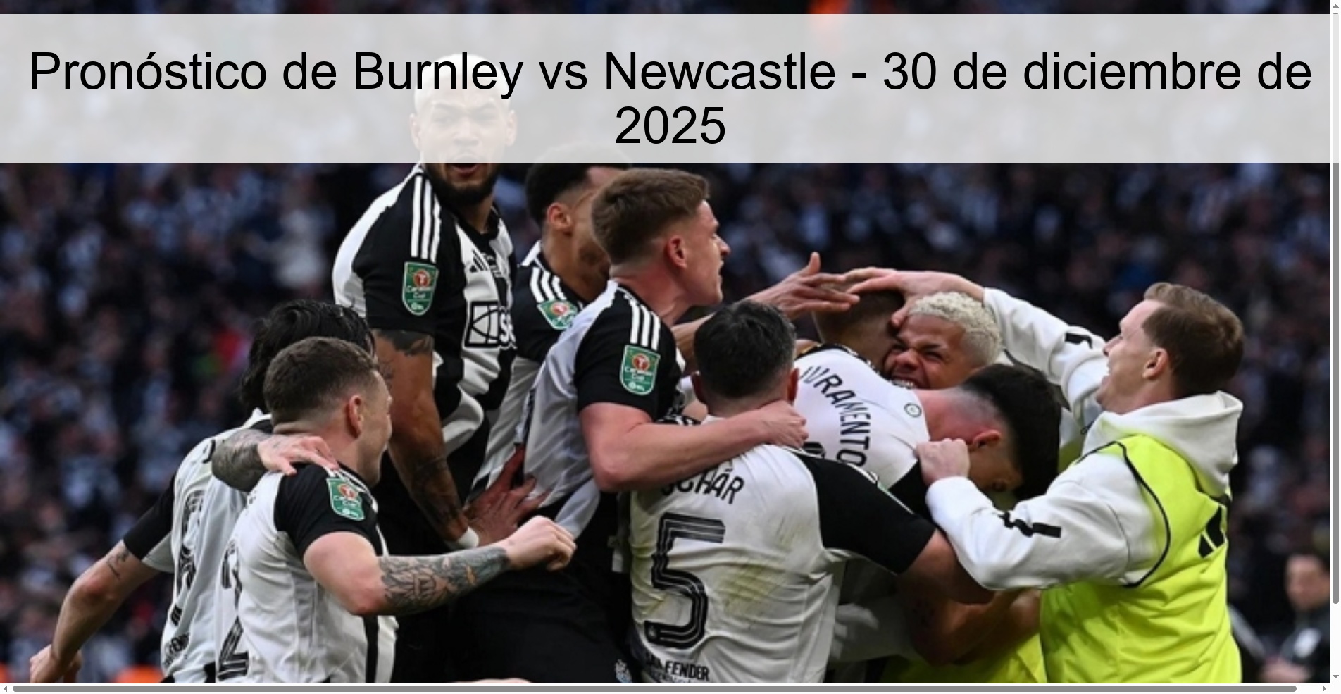Burnley vs Newcastle Prediction – December 30, 2025