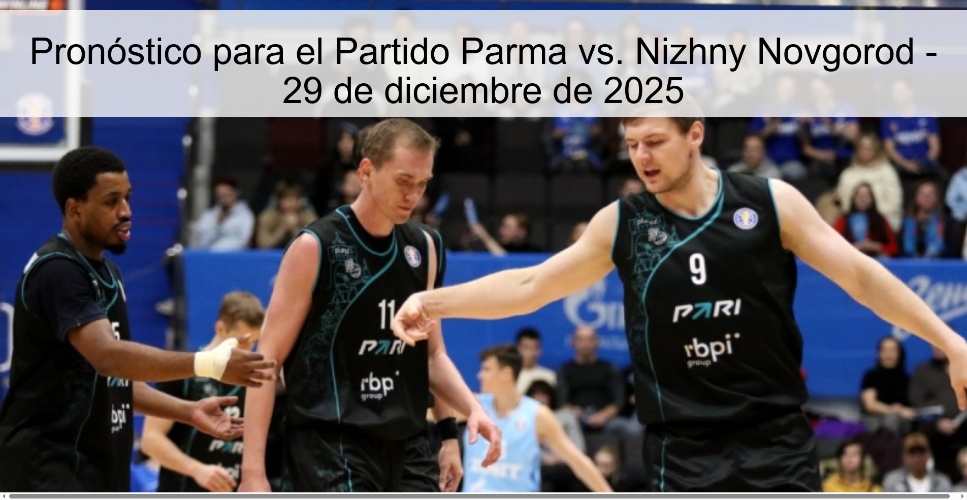 Prediction for the Parma vs. Match Nizhny Novgorod - December 29, 2025