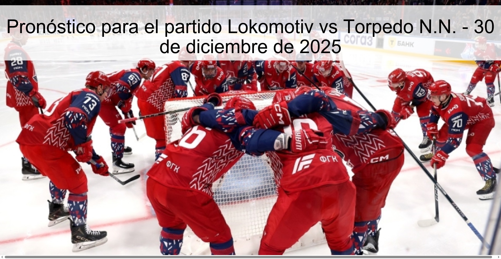 Prediction for the match Lokomotiv vs Torpedo NN - December 30, 2025