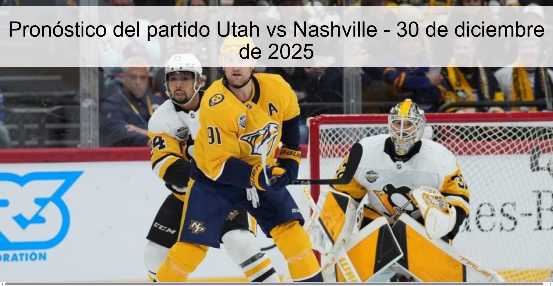 Utah vs Nashville Prediction – December 30, 2025