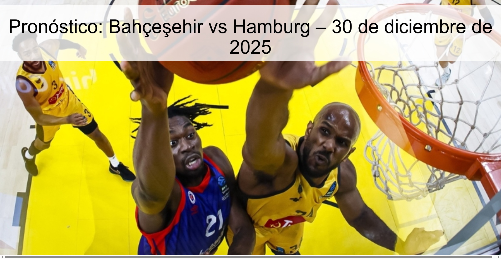 Prediction: Bahçeşehir vs Hamburg – December 30, 2025