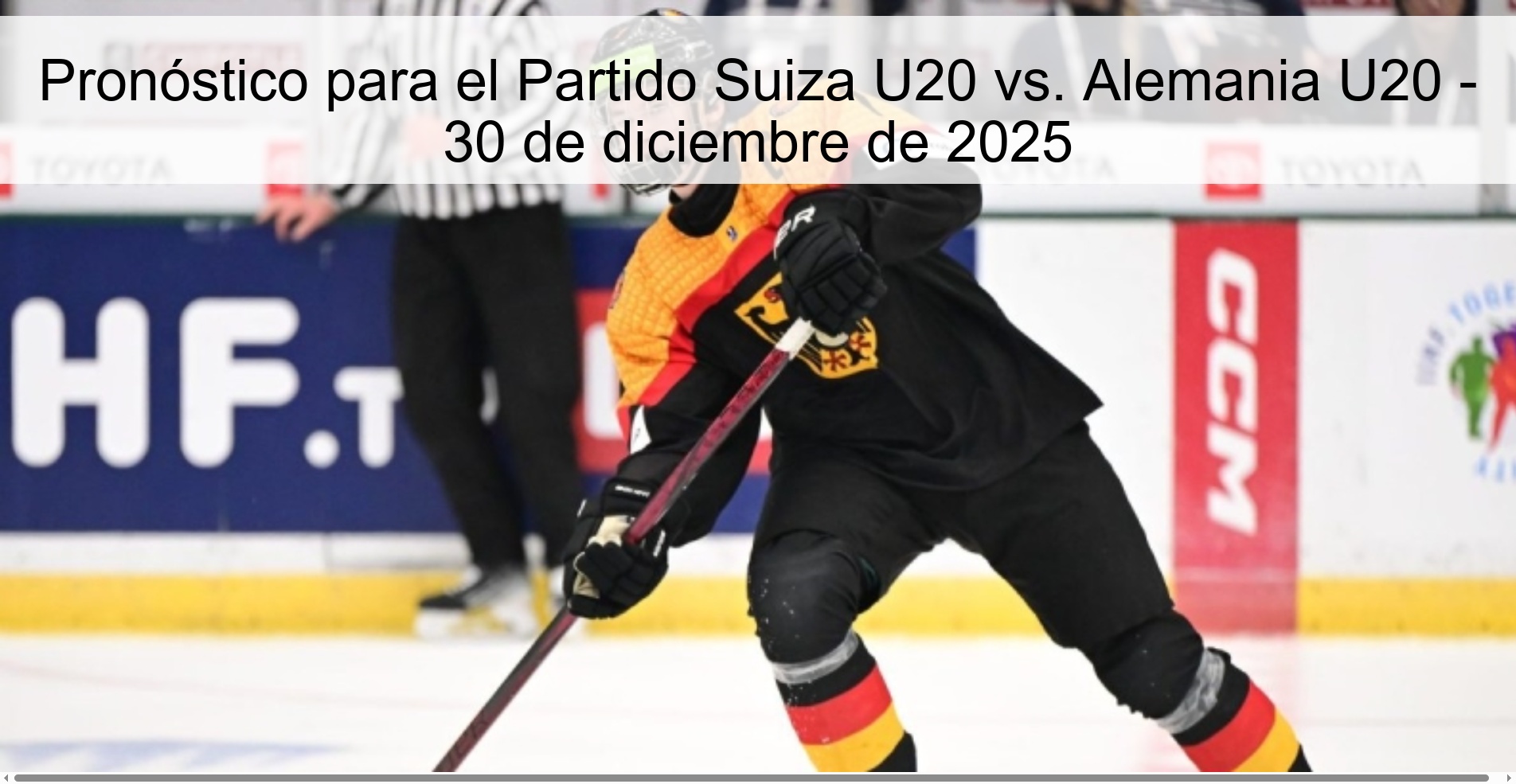 Prediction for the Switzerland U20 Match vs. Germany U20 - December 30, 2025