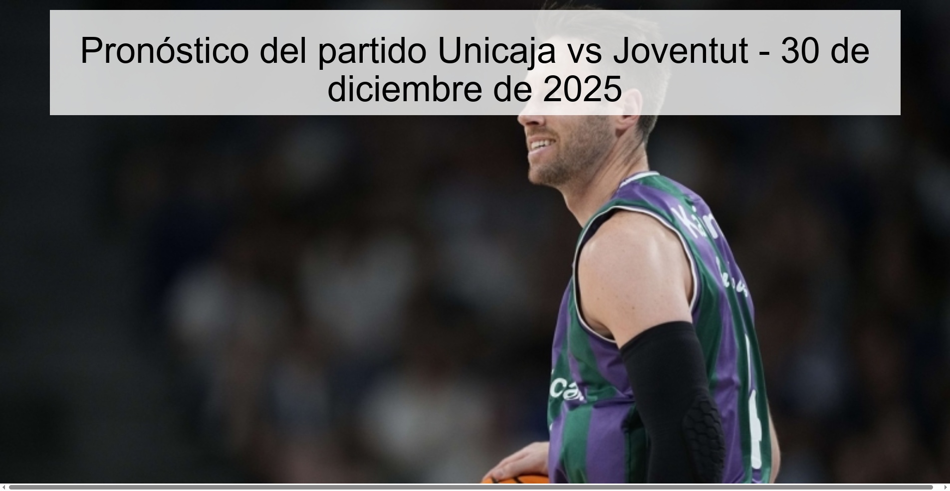 Unicaja vs Joventut Prediction - December 30, 2025