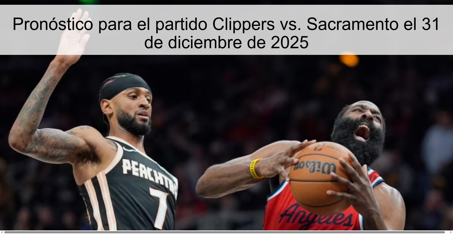 Prediction for the Clippers vs. Sacramento on December 31, 2025