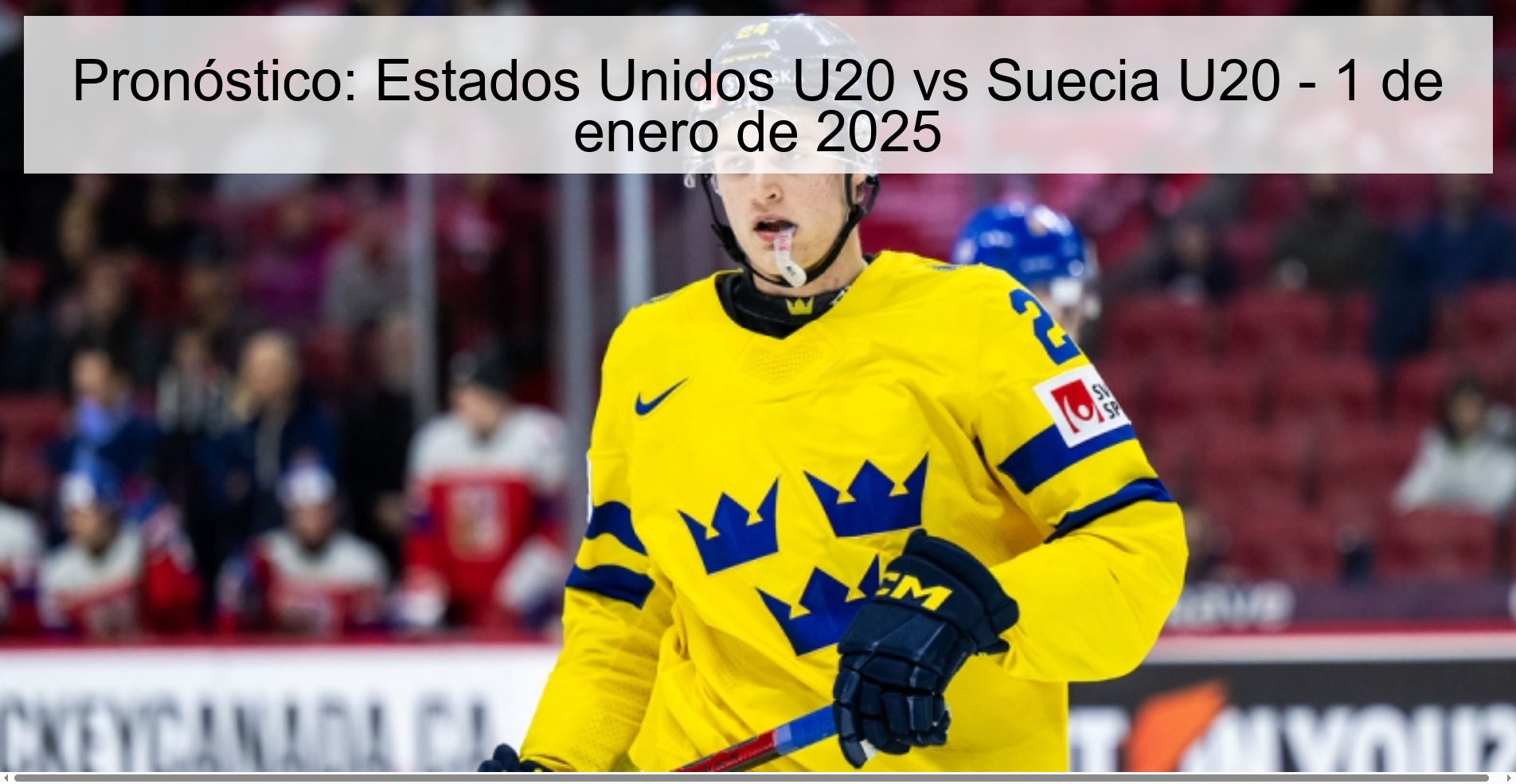 Pronóstico: Estados Unidos U20 vs Suecia U20 - 1 de enero de 2025