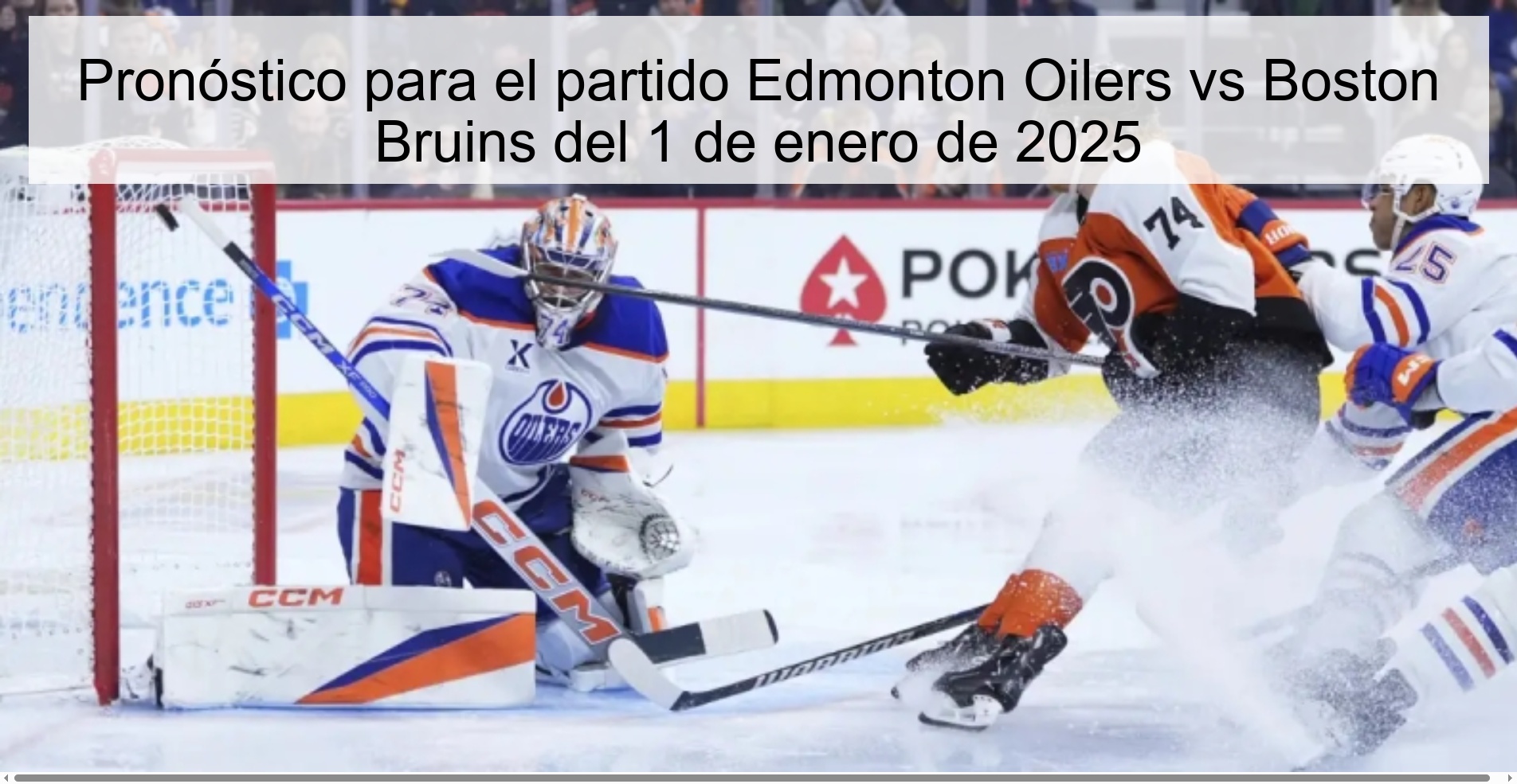 Pronóstico para el partido Edmonton Oilers vs Boston Bruins del 1 de enero de 2025
