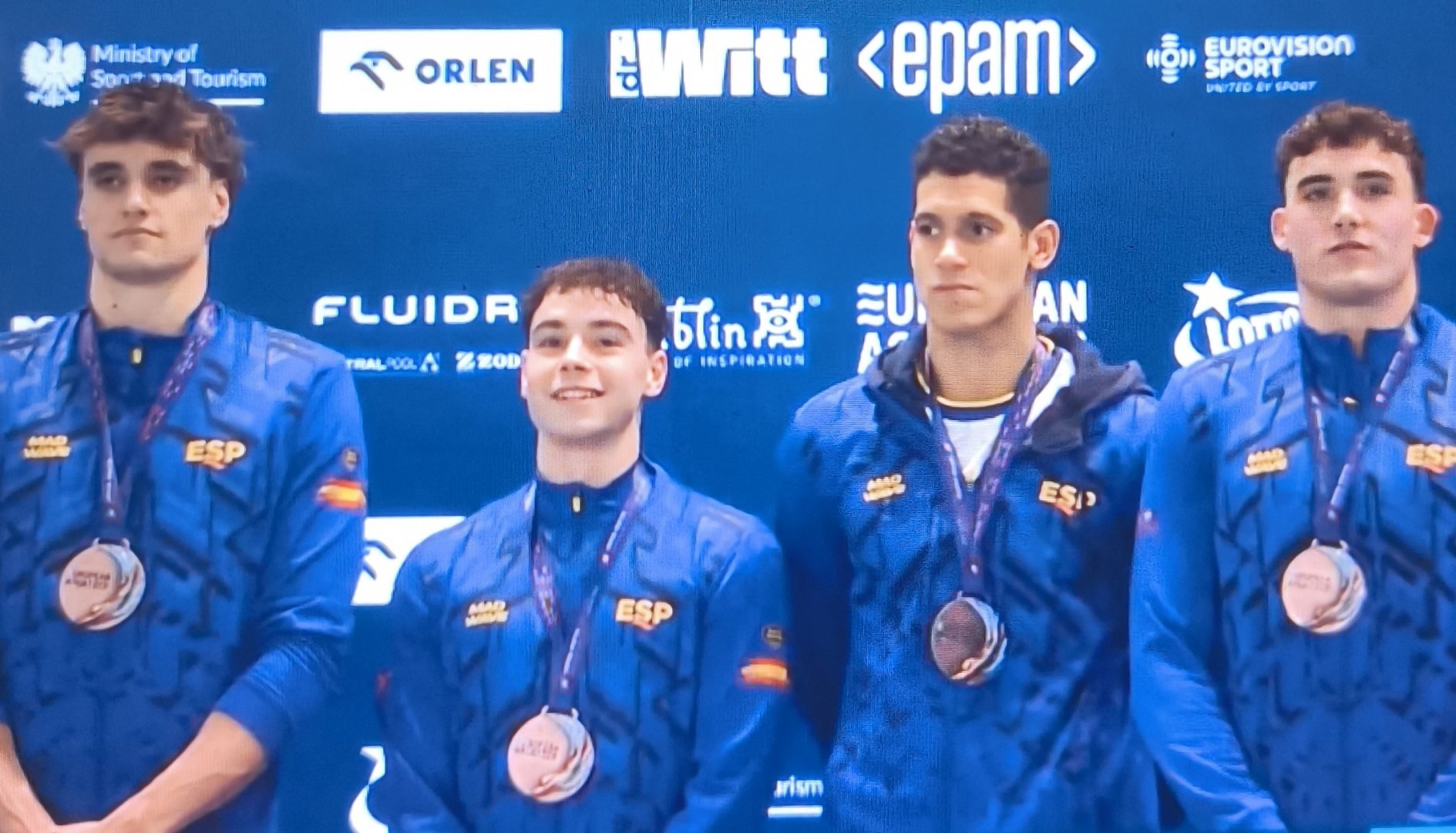 Historic Bronze! The feat of the Spanish Swimming Team in the 4x50 Medley at the Lublin European Championship Historic Bronze! The feat of the Spanish Swimming Team in the 4x50 Medley at the Lublin European Championship