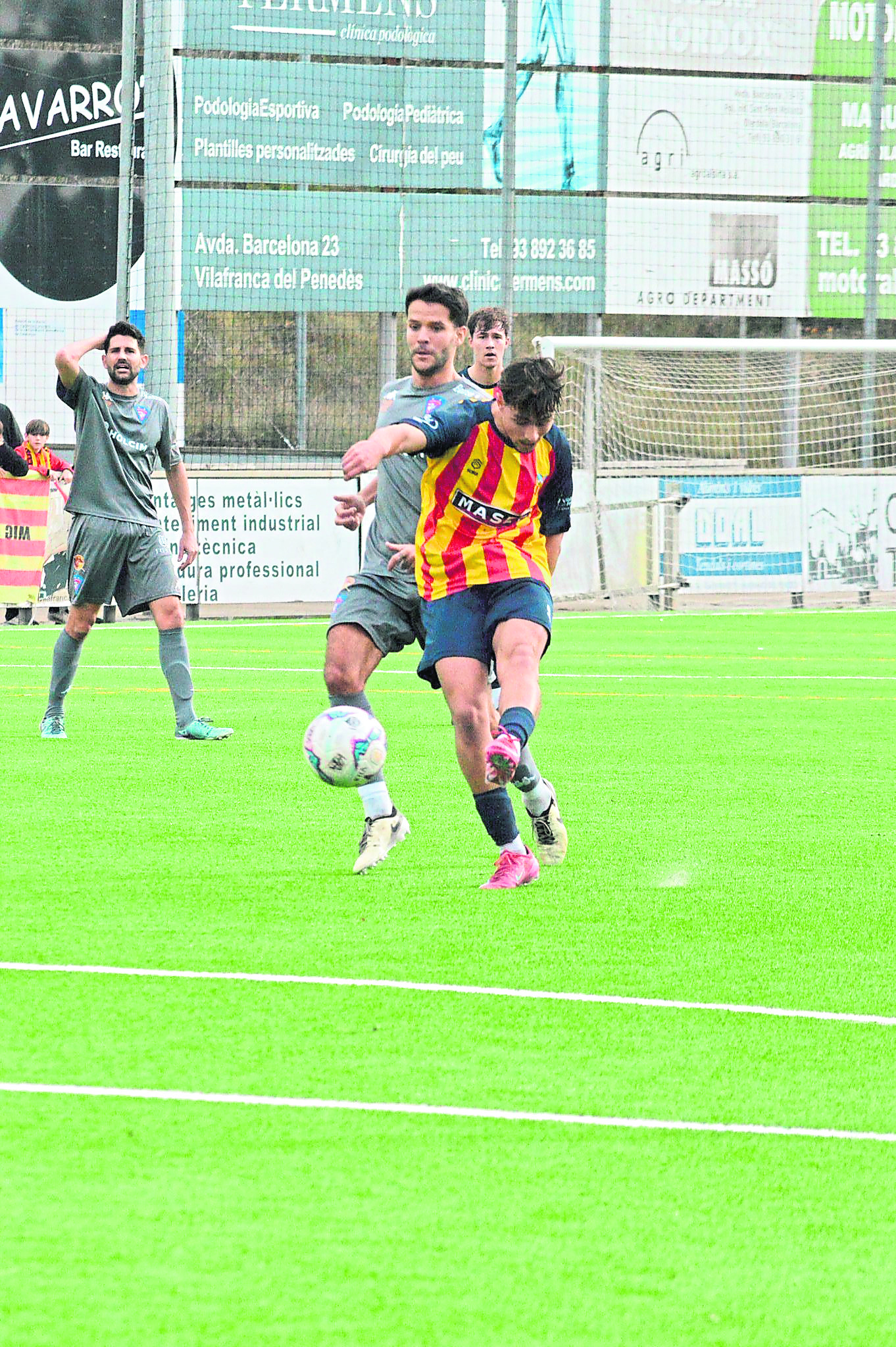 Exciting day of football: Vilafranca and San Juan Atlético sign an intense 1-2 in a clash of styles