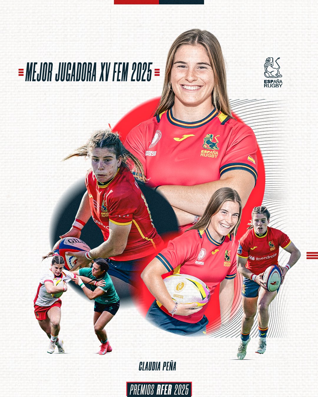 Claudia Peña, la Estrella del Rugby Femenino Español: Award de Mejor Jugadora del Año en 2025 Claudia Peña, la Estrella del Rugby Femenino Español: Award de Mejor Jugadora del Año en 2025
