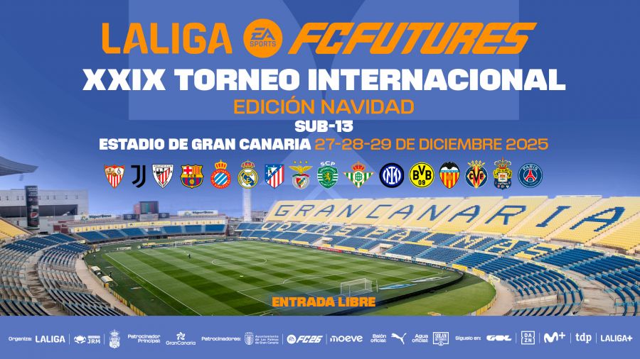 LaLiga FC Futures: The Emotion of Grassroots Football Shines in Gran Canaria with 16 Legendary Clubs LaLiga FC Futures: The Emotion of Grassroots Football Shines in Gran Canaria with 16 Legendary Clubs