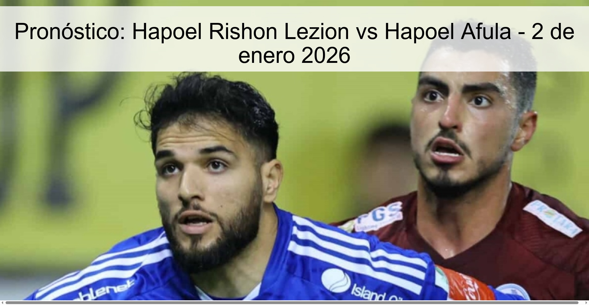 Prediction: Hapoel Rishon Lezion vs Hapoel Afula – January 2, 2026