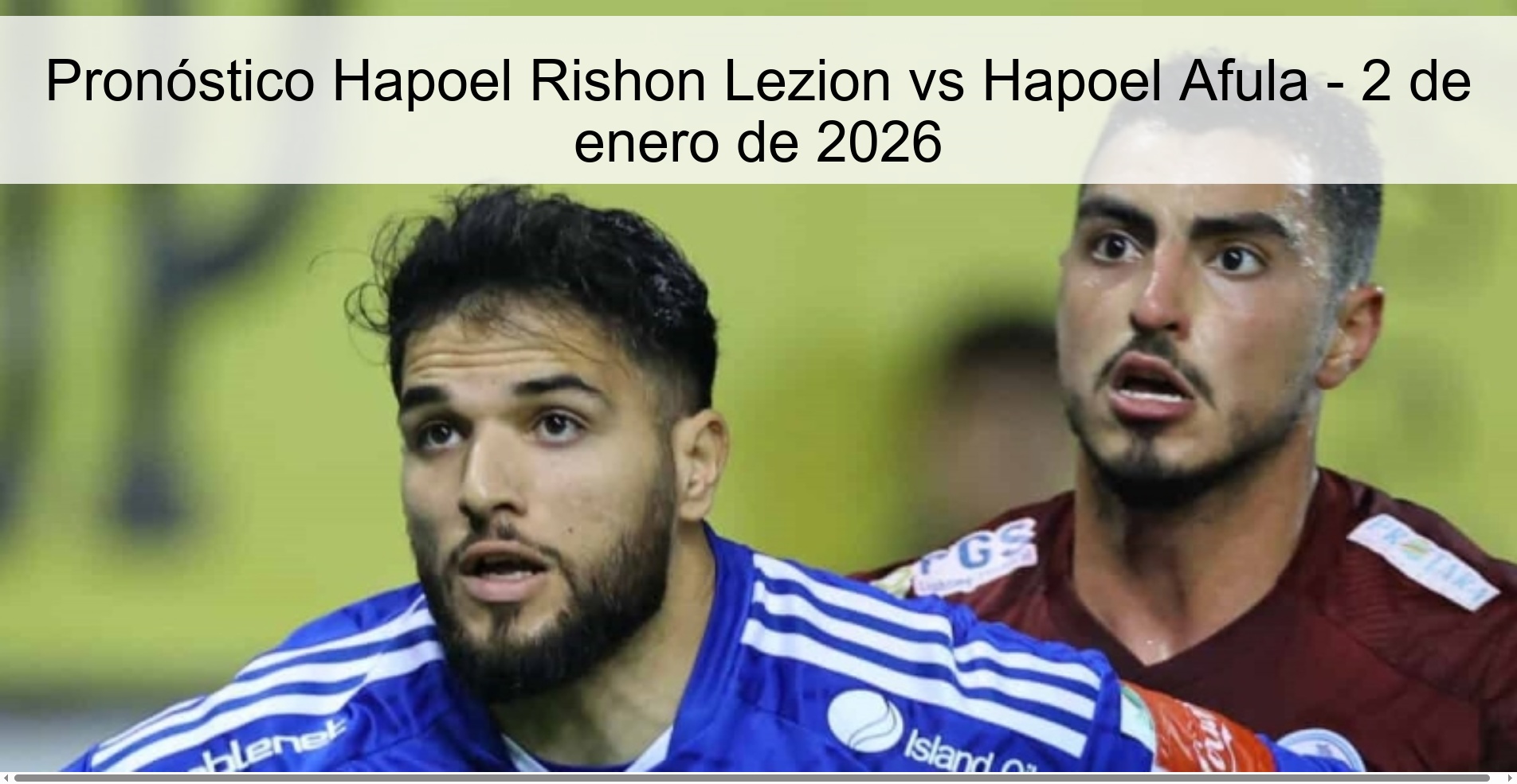 Hapoel Rishon Lezion vs Hapoel Afula Prediction – January 2, 2026