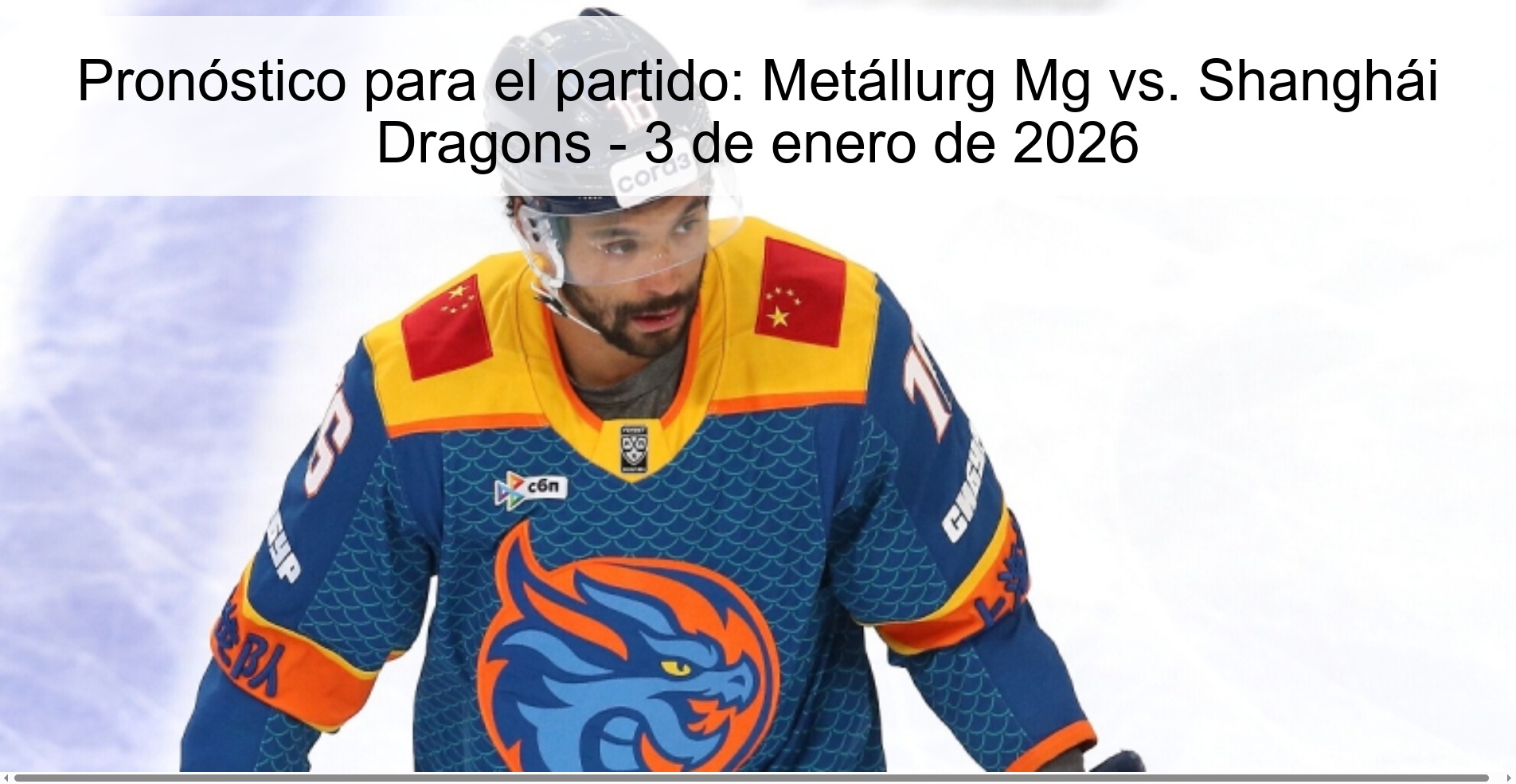 Pronóstico para el partido: Metállurg Mg vs. Shanghái Dragons - 3 de enero de 2026