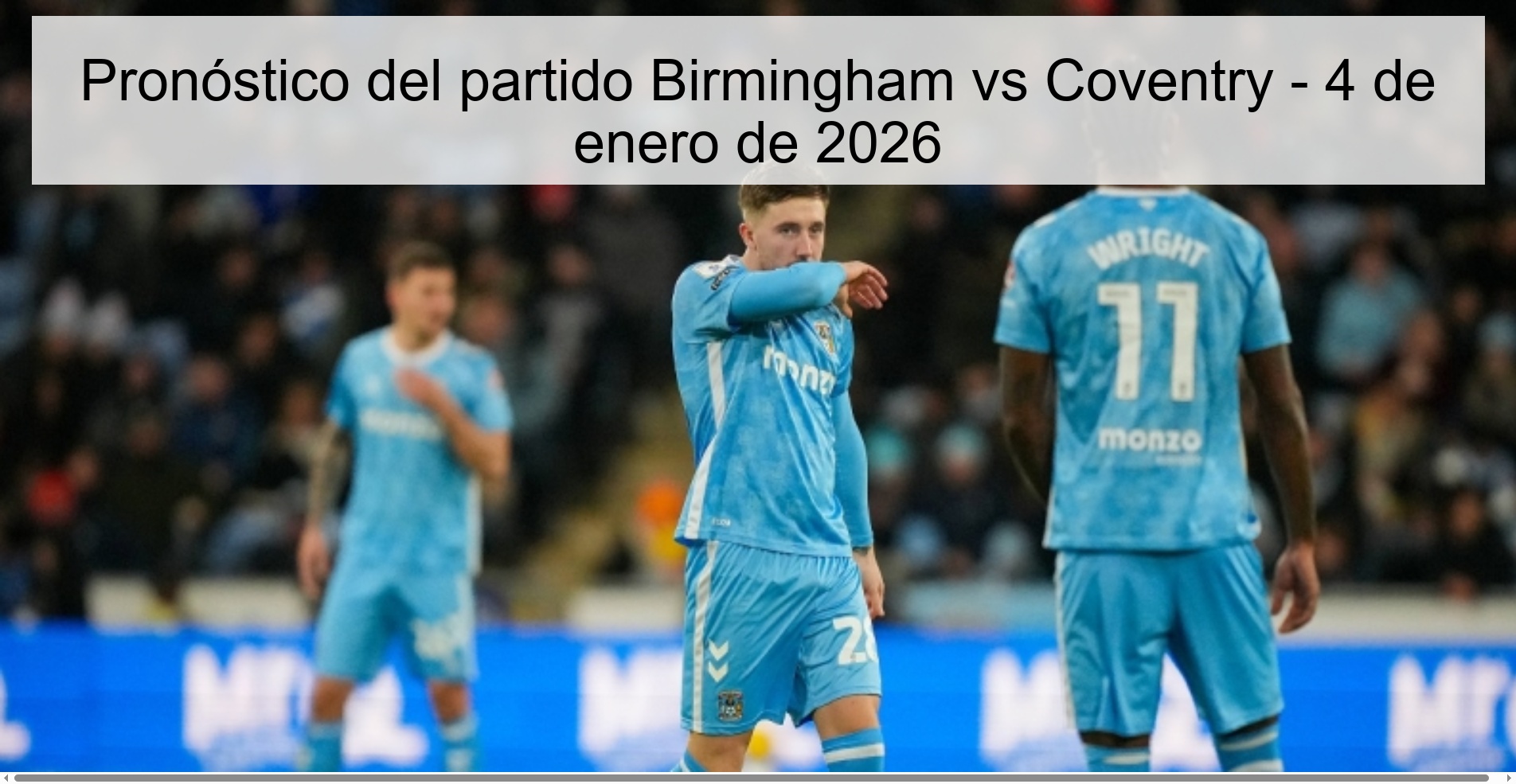 Birmingham vs Coventry Prediction – January 4, 2026
