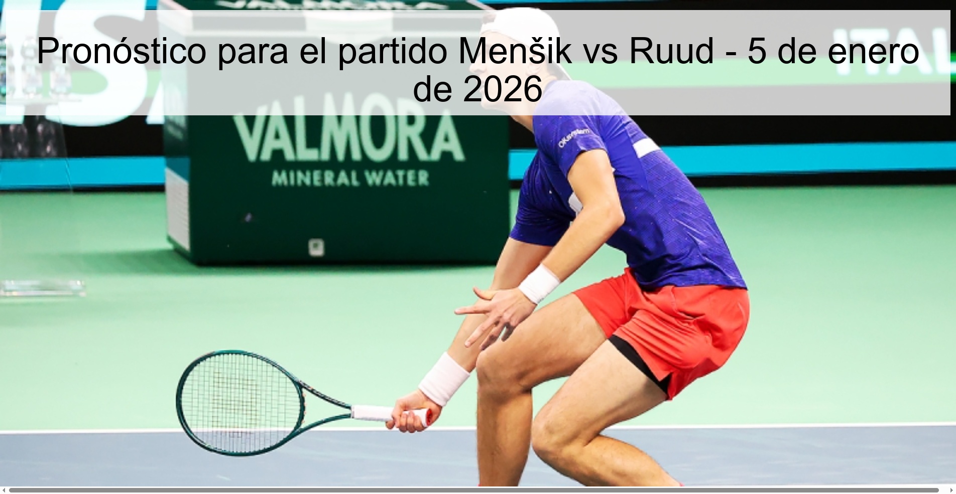 Prediction for the match Menšik vs Ruud - January 5, 2026