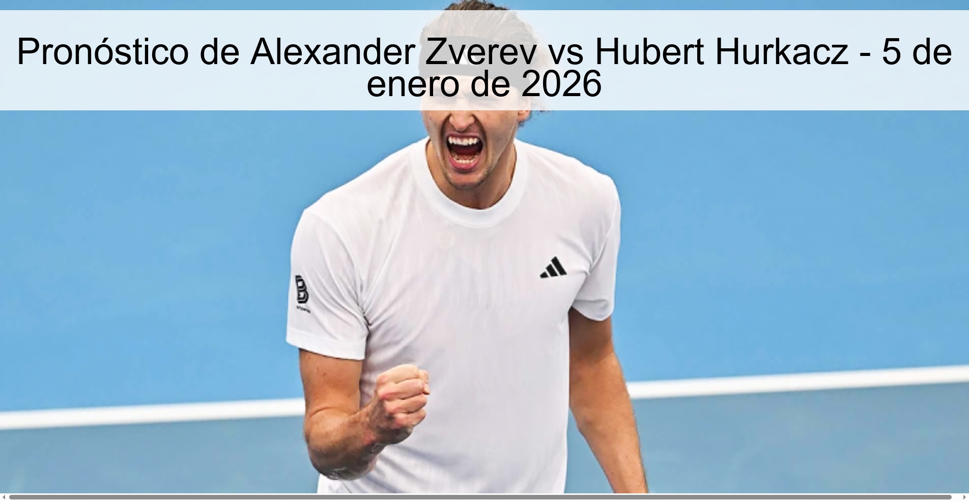 Alexander Zverev vs Hubert Hurkacz Prediction – January 5, 2026