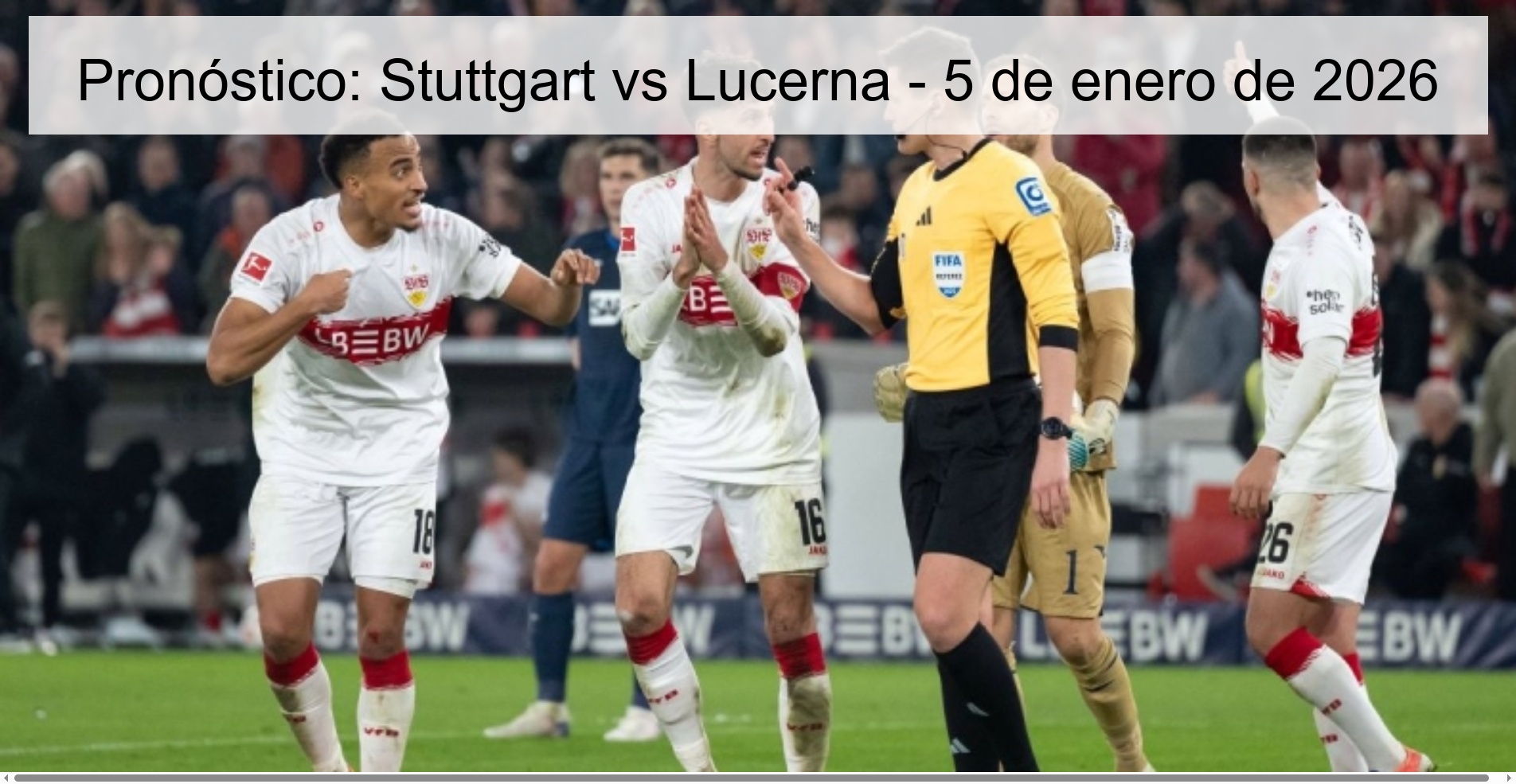 Prediction: Stuttgart vs Lucerne – January 5, 2026
