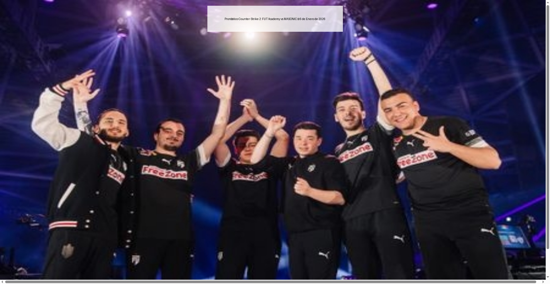 Counter-Strike 2 Prediction: FUT Academy vs MASONIC – January 6, 2026