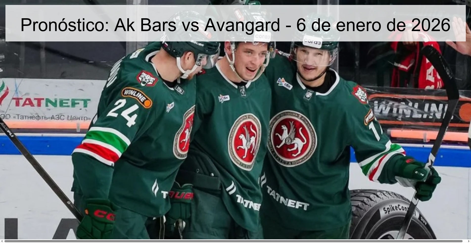Pronóstico: Ak Bars vs Avangard - 6 de enero de 2026
