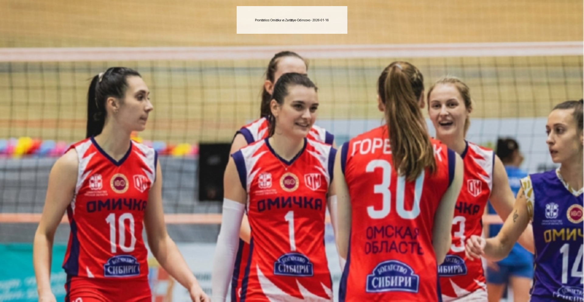 Prediction: Omička vs Zaréčye-Odincovo - 2026-01-16