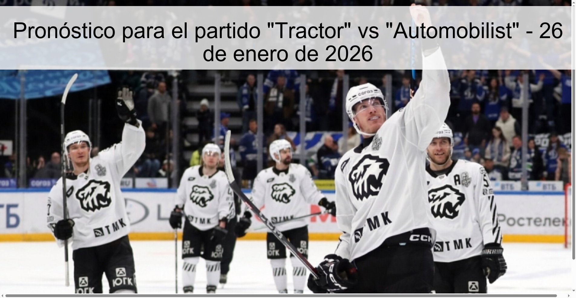 Pronóstico para el partido 