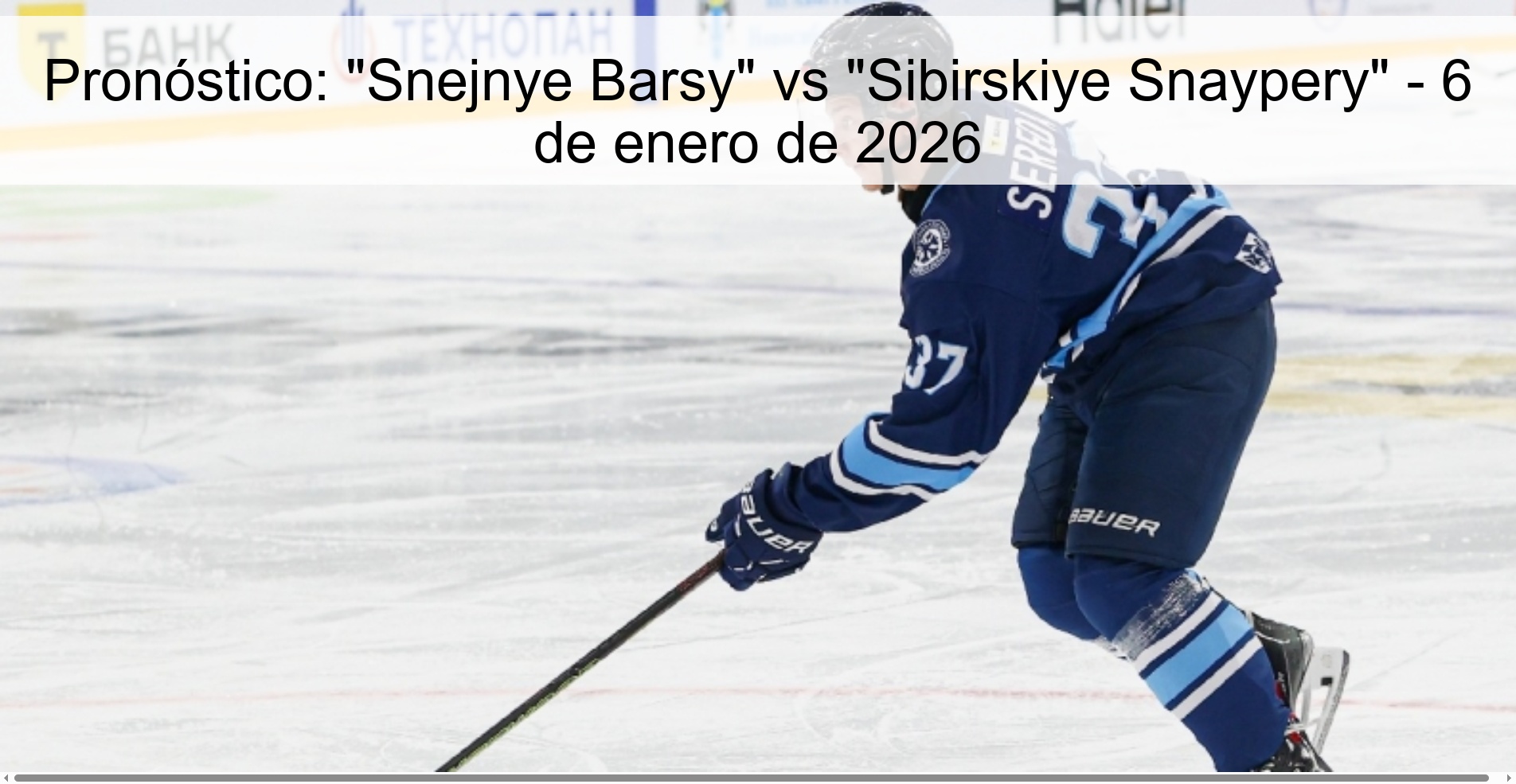 Pronóstico: 