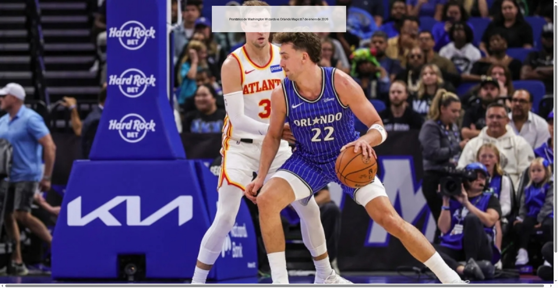 Washington Wizards vs. Prediction Orlando Magic – January 7, 2026