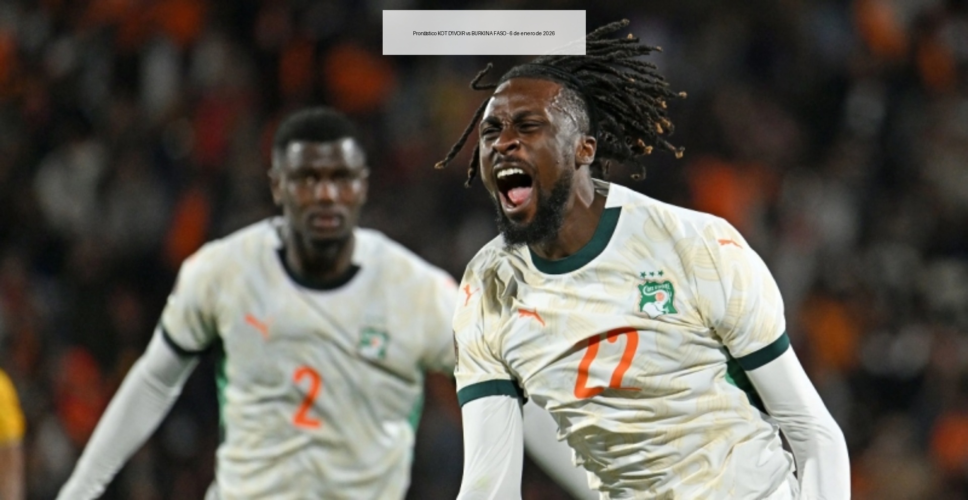 Pronóstico KOT D'IVOIR vs BURKINA FASO - 6 de enero de 2026