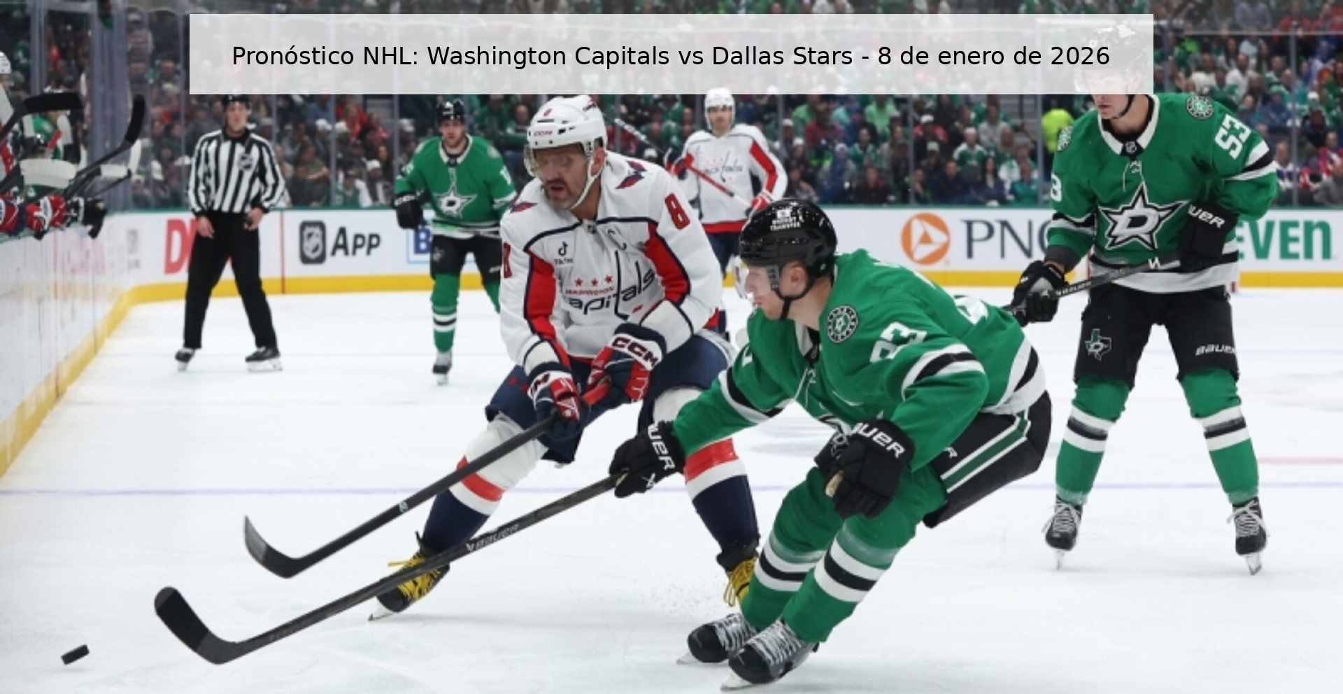 Pronóstico NHL: Washington Capitals vs Dallas Stars - 8 de enero de 2026