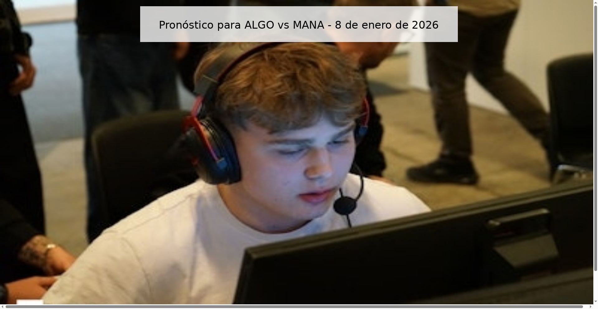 Prediction for ALGO vs MANA – January 8, 2026