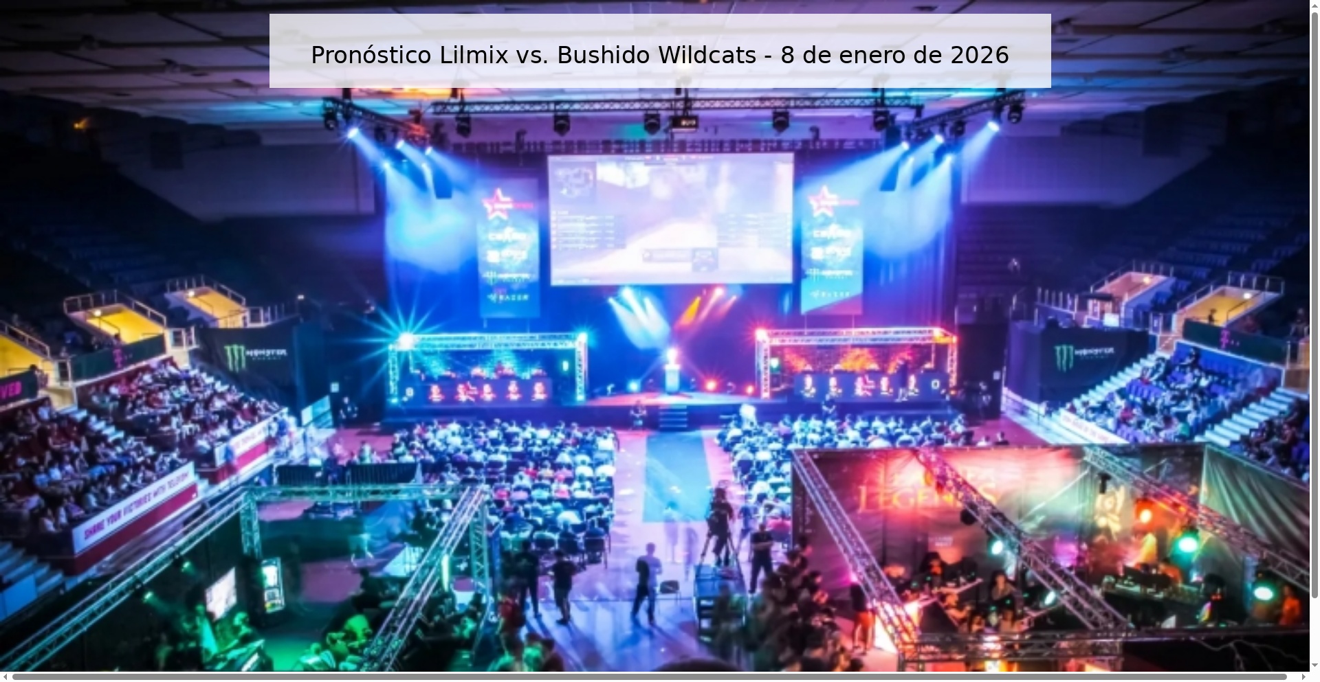 Lilmix vs. Prediction Bushido Wildcats – January 8, 2026