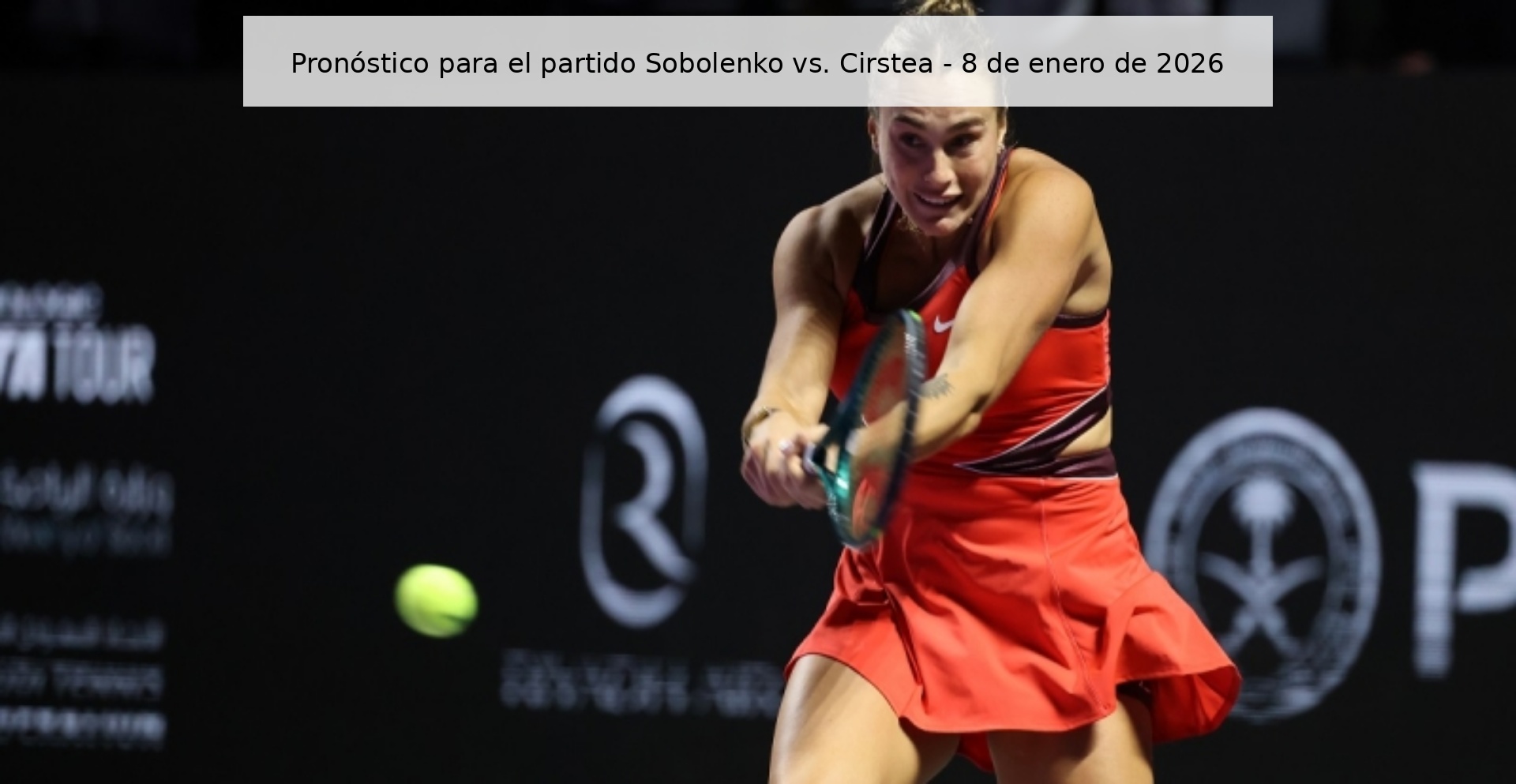 Pronóstico para el partido Sobolenko vs. Cirstea - 8 de enero de 2026