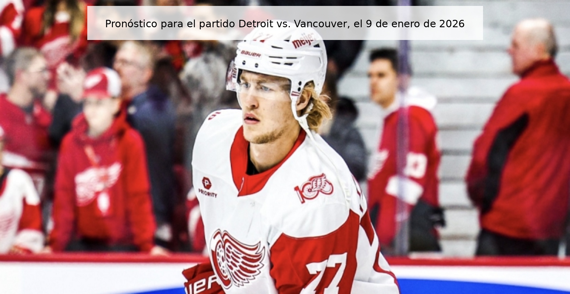 Prediction for the game Detroit vs. Vancouver, January 9, 2026