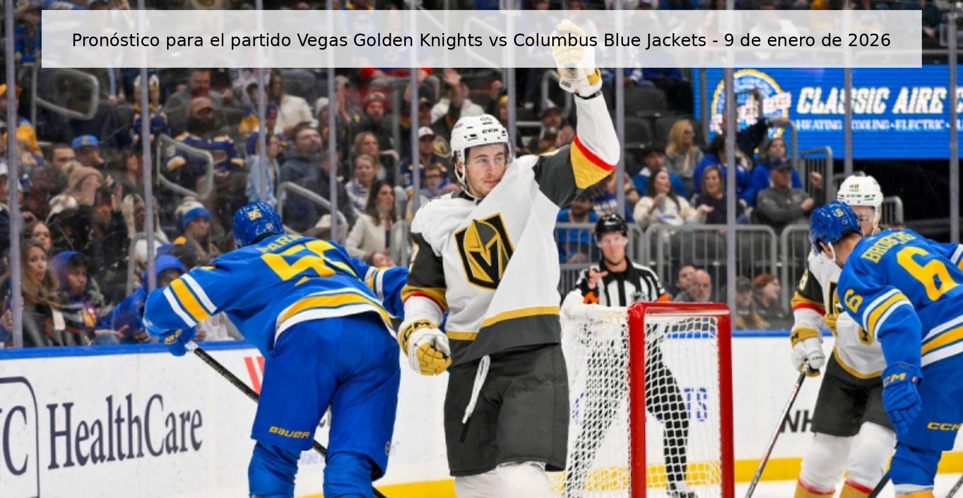 Prediction for the match Vegas Golden Knights vs Columbus Blue Jackets - January 9, 2026