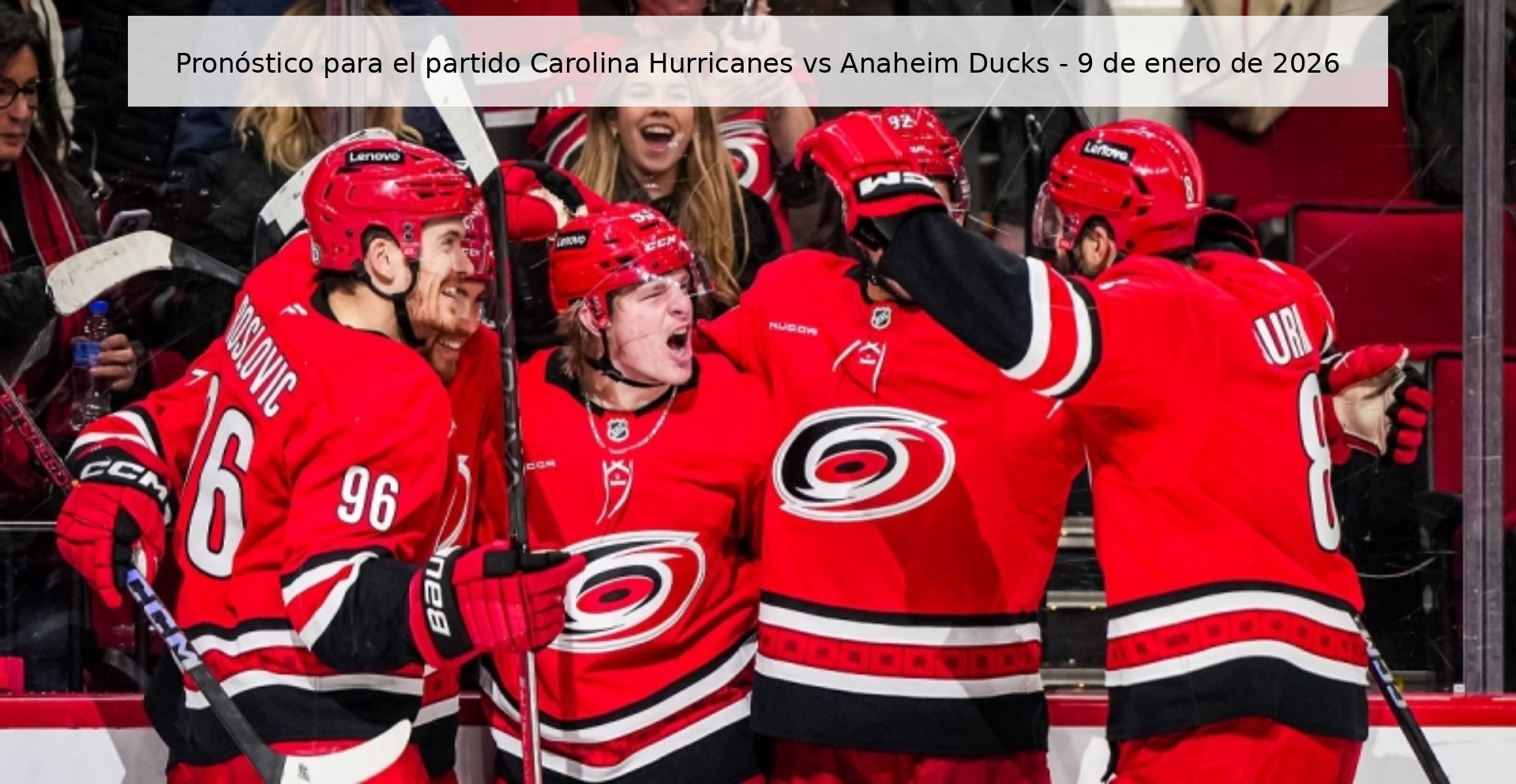 Prediction for the game Carolina Hurricanes vs Anaheim Ducks - January 9, 2026