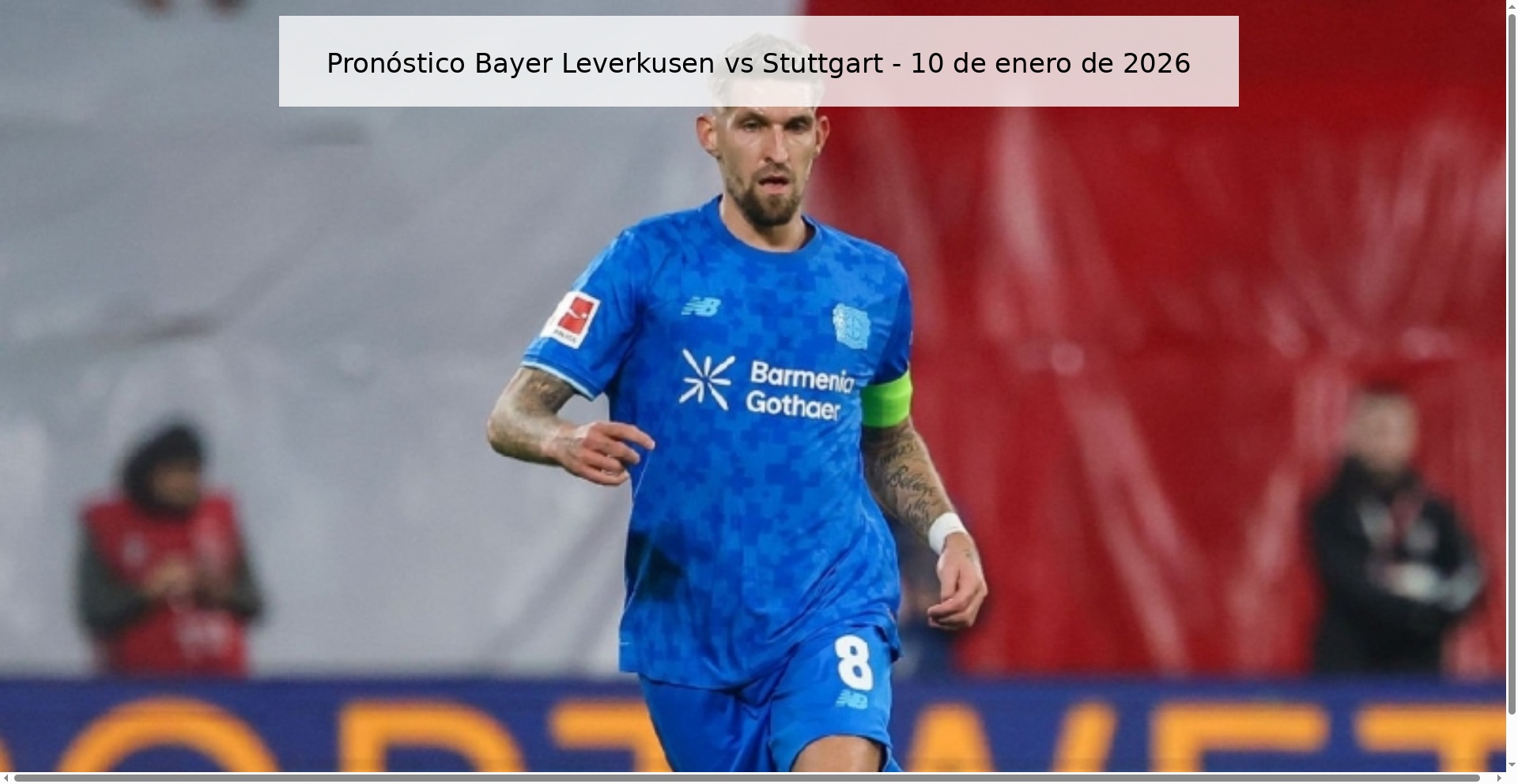 Bayer Leverkusen vs Stuttgart Prediction – January 10, 2026