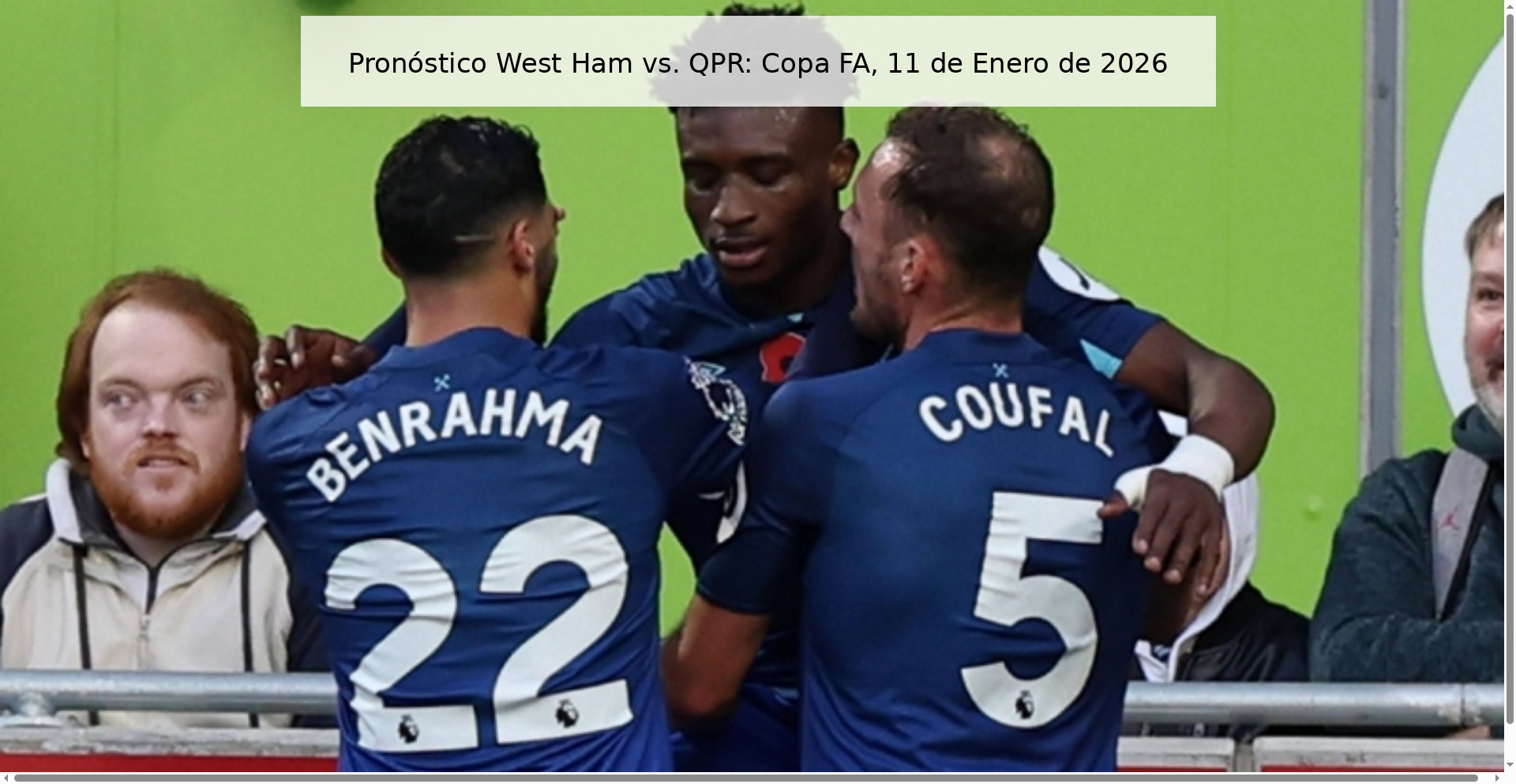 West Ham vs. Prediction QPR: FA Cup, January 11, 2026