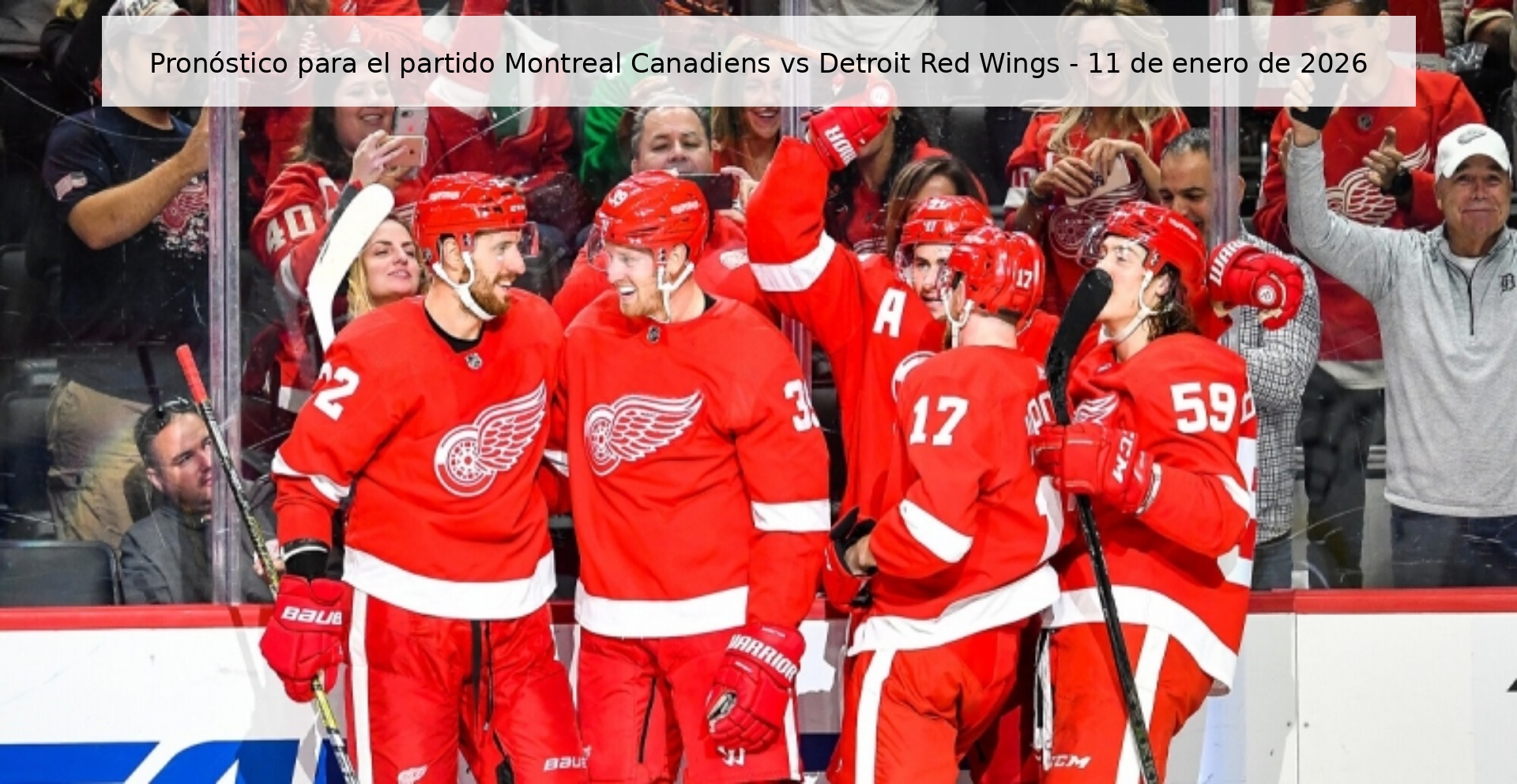 Prediction for the match Montreal Canadiens vs Detroit Red Wings - January 11, 2026